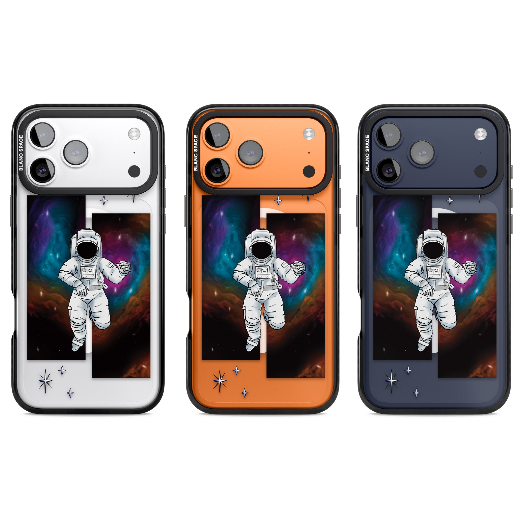 Escape The Nebula iPhone 17 Pro Impact Pro Black Phone Case APT Impact Protection