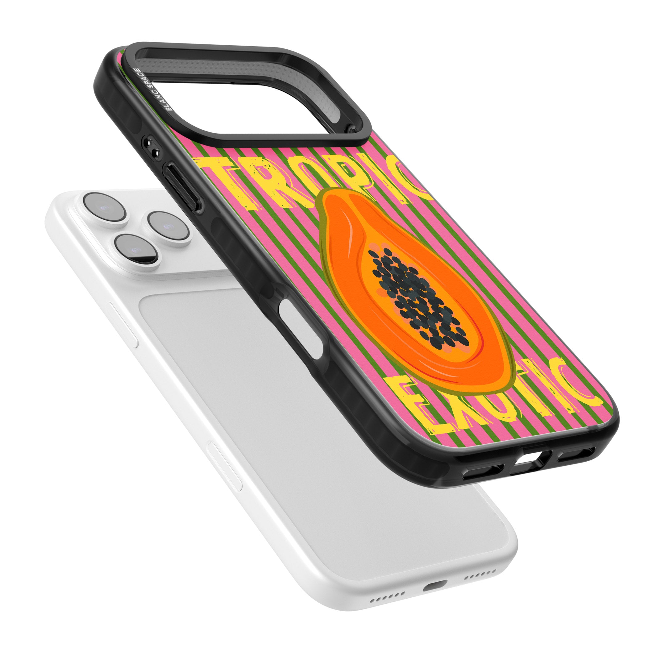 Tropic Exotic iPhone 17 Pro Max Impact Pro Black Phone Case Colours