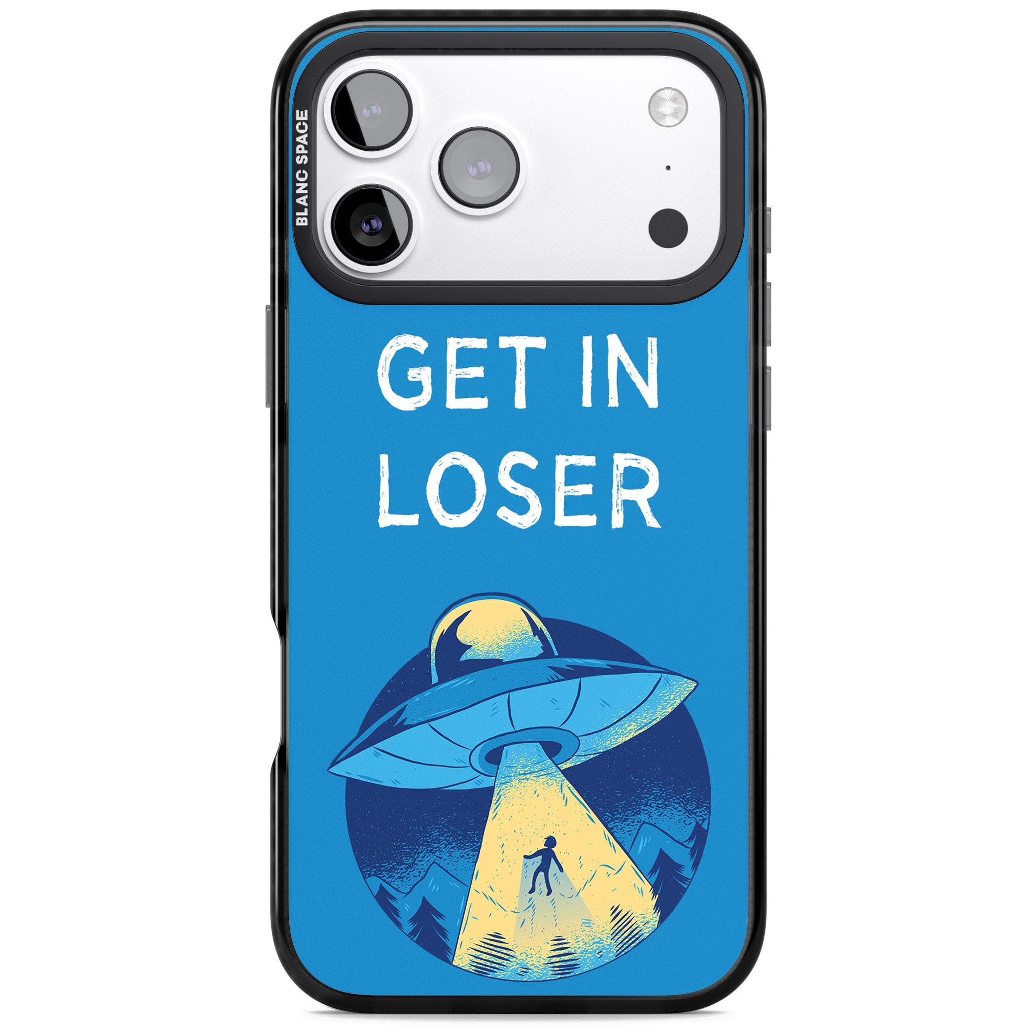 Get In Loser Ufo iPhone 17 Pro Impact Pro Black Phone Case