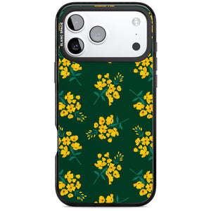 Yellow Wildflowers on Green