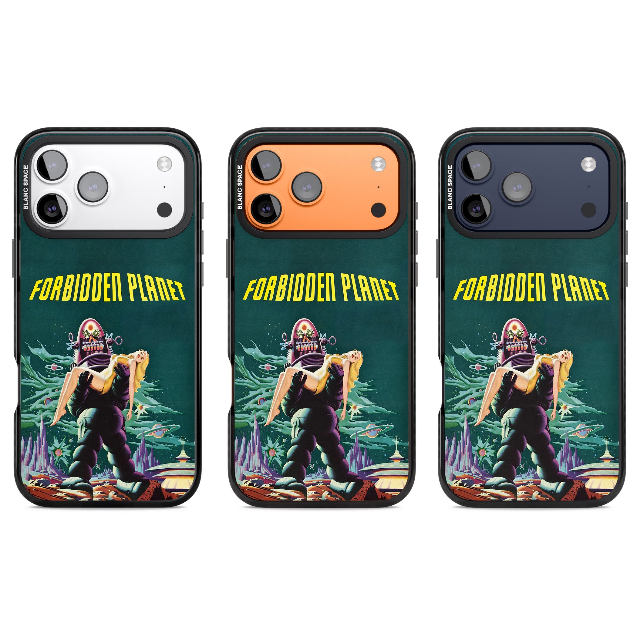 Forbidden Planet Poster iPhone 17 Pro Impact Pro Black Phone Case APT Impact Protection