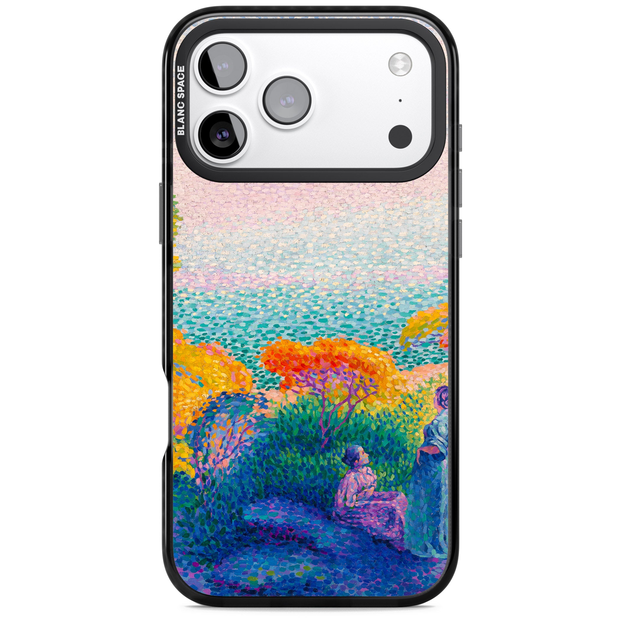 Two Women by the Shore iPhone 17 Pro Max Impact Pro Black Phone Case