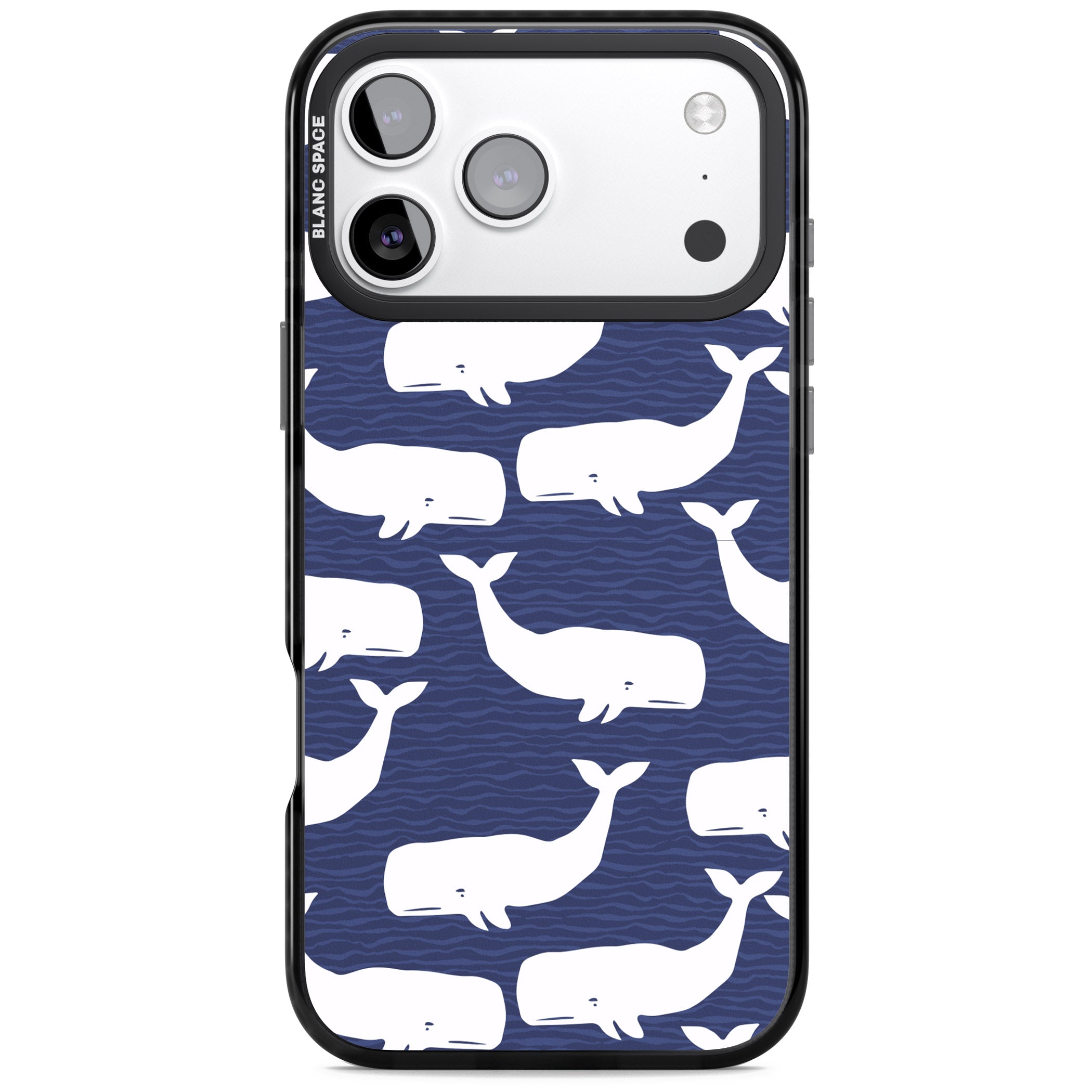Whale Dreams iPhone 17 Pro Impact Pro Black Phone Case