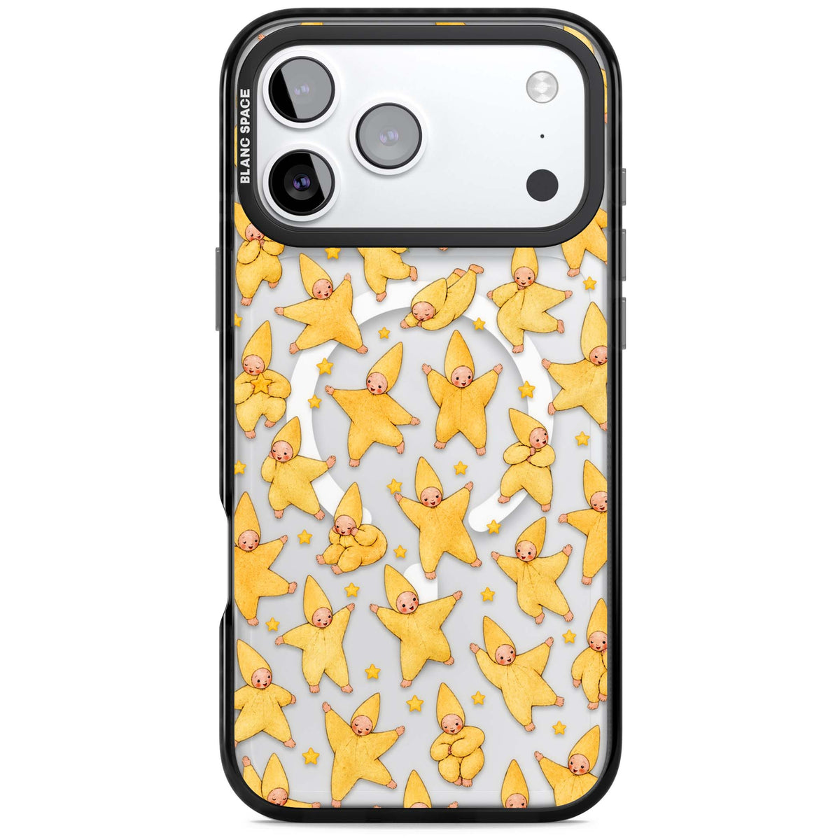 Dancing Star Babies for her iPhone case | Black Impact Magsafe case for iPhone 17 Pro, iPhone 17 Pro Max
