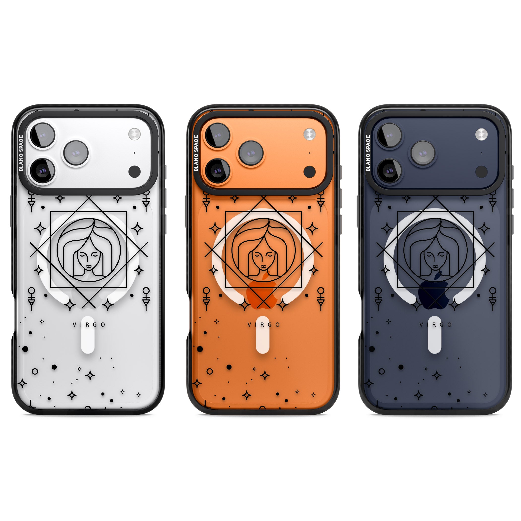 Virgo Emblem iPhone 17 Pro Impact Pro Black Phone Case APT Impact Protection