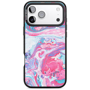 Pink, Blue & Purple Marbled Paper Pattern