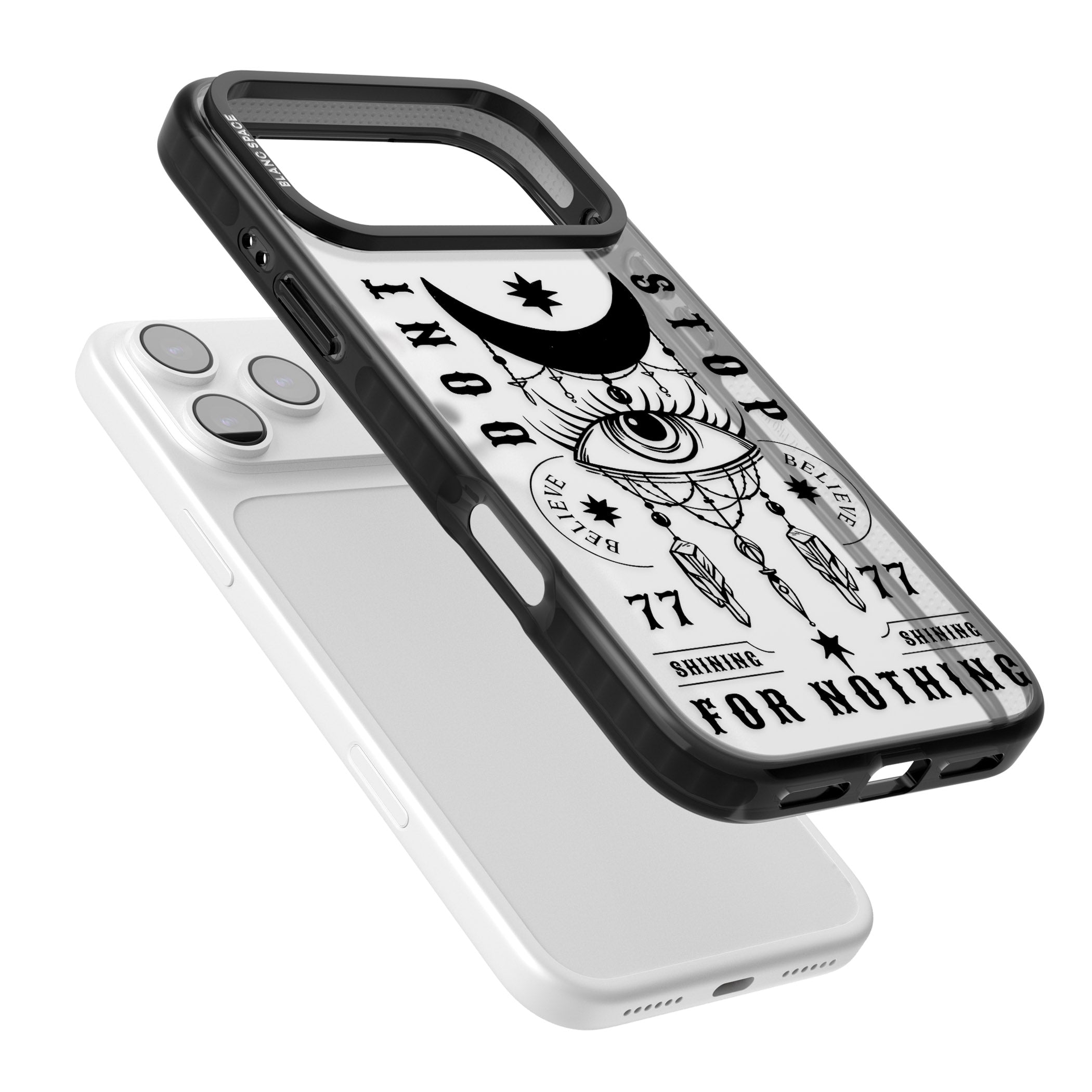 Dont Stop For Nothing iPhone 17 Pro Impact Black Phone Case Colours