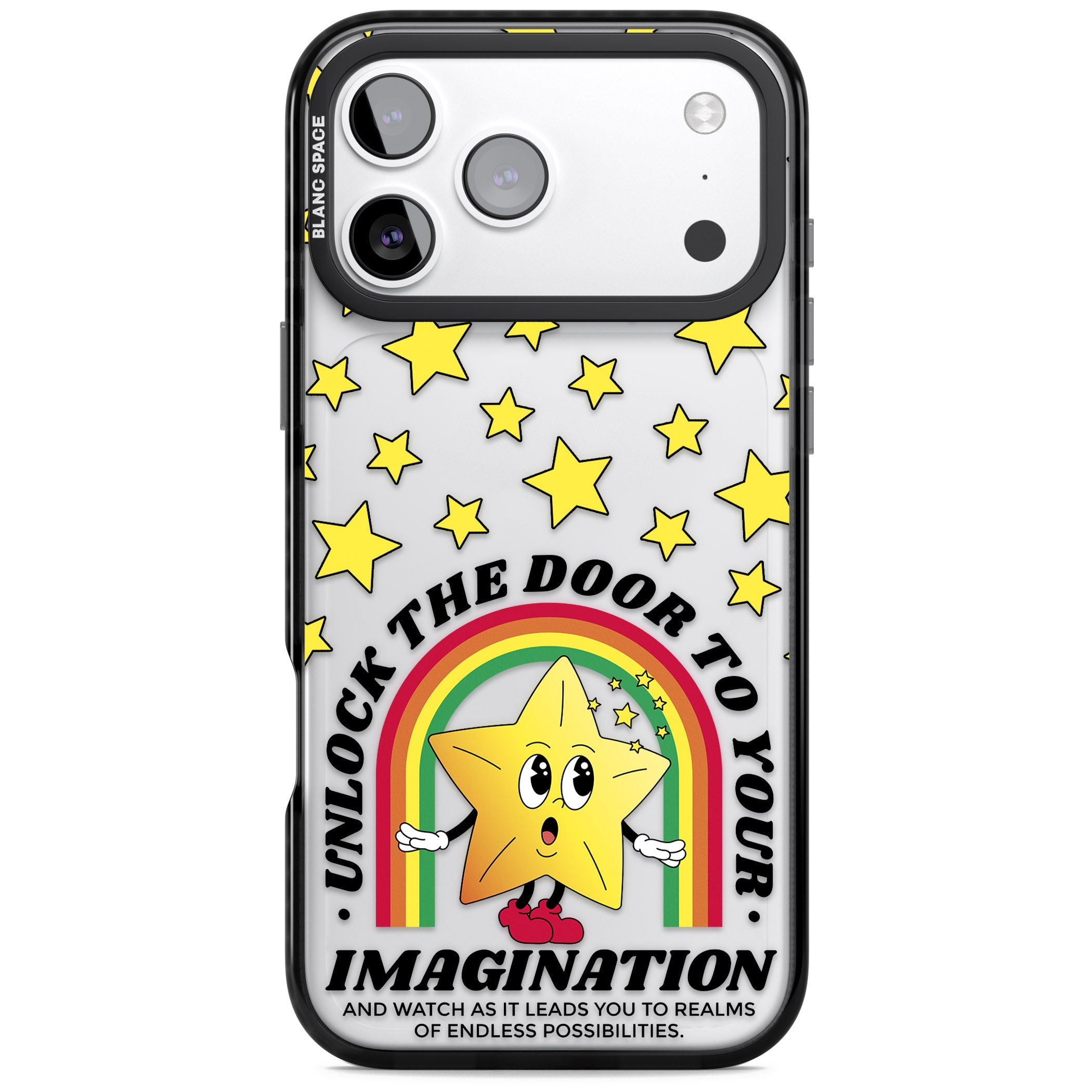 Imagination iPhone 17 Pro Max Impact Black Phone Case