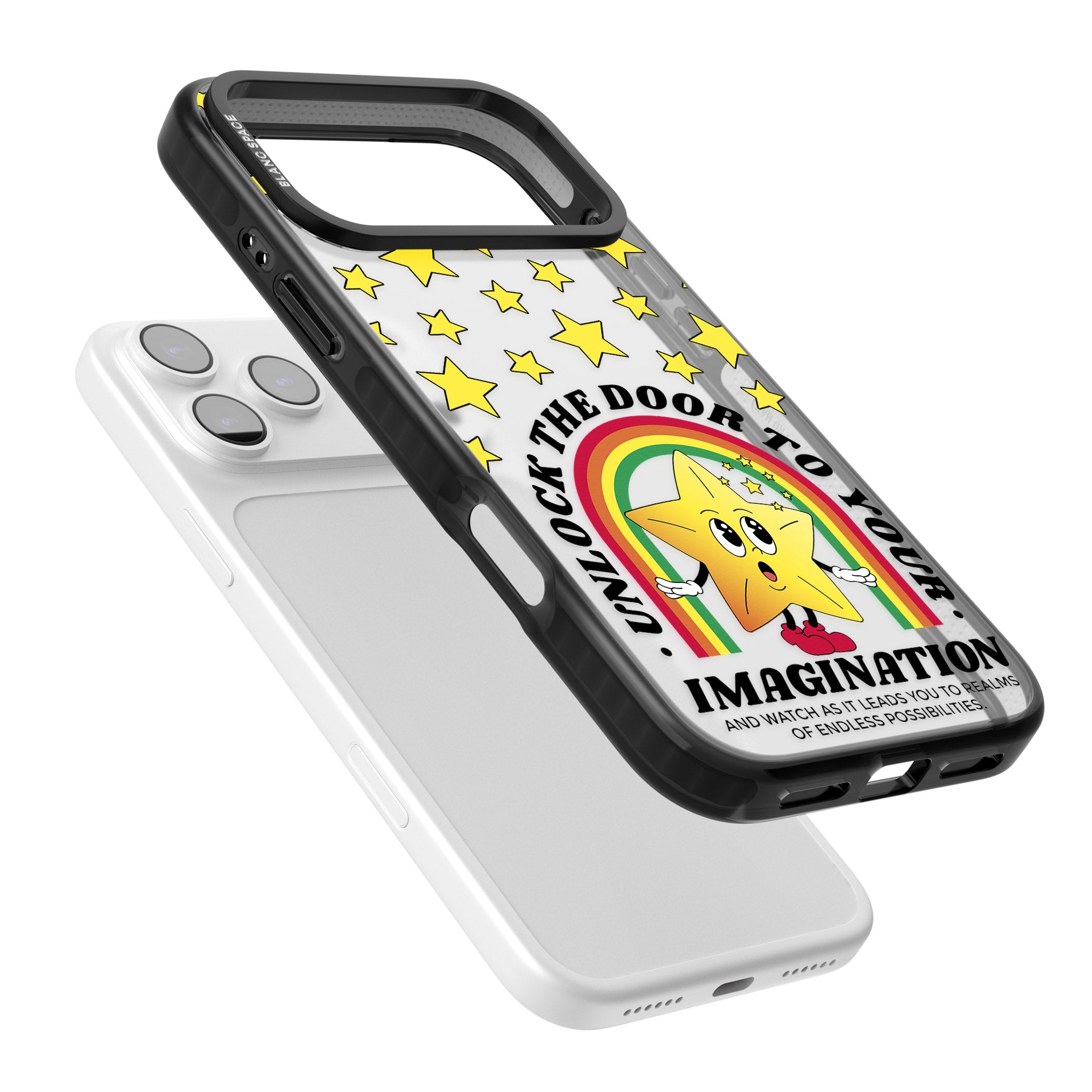 Imagination iPhone 17 Pro Max Impact Black Phone Case Colours