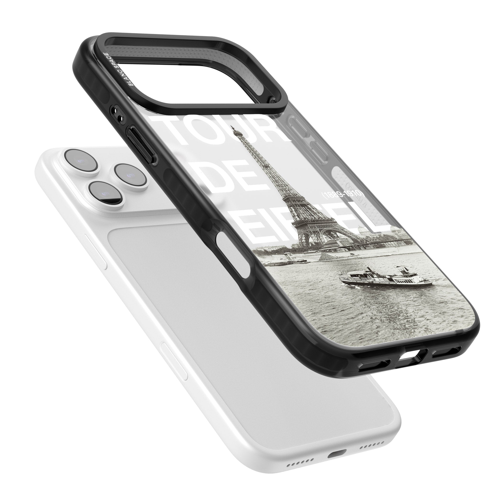 Tour De Eiffel iPhone 17 Pro Impact Black Phone Case Colours