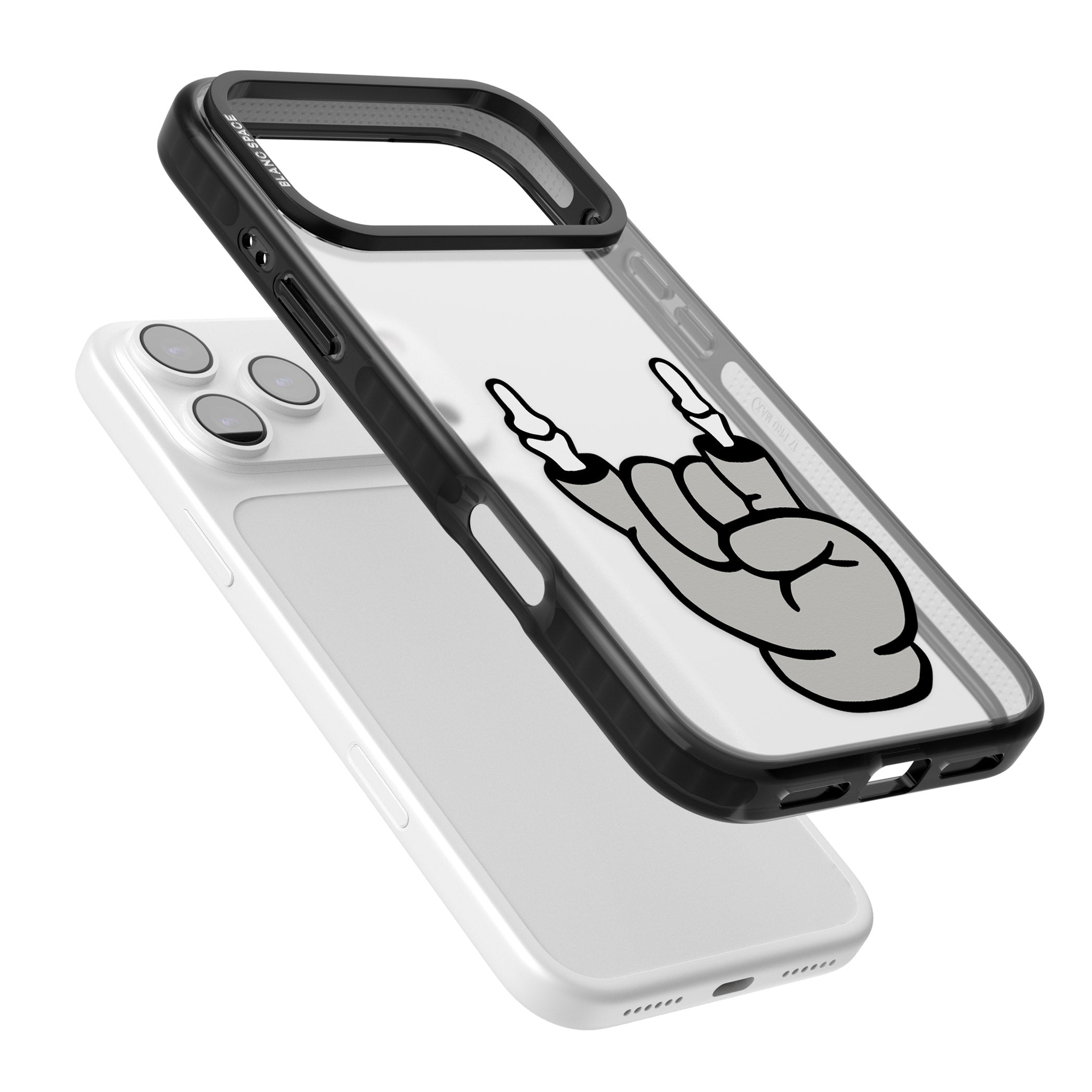 Rock 'Til You Drop iPhone 17 Pro Max Impact Black Phone Case Colours