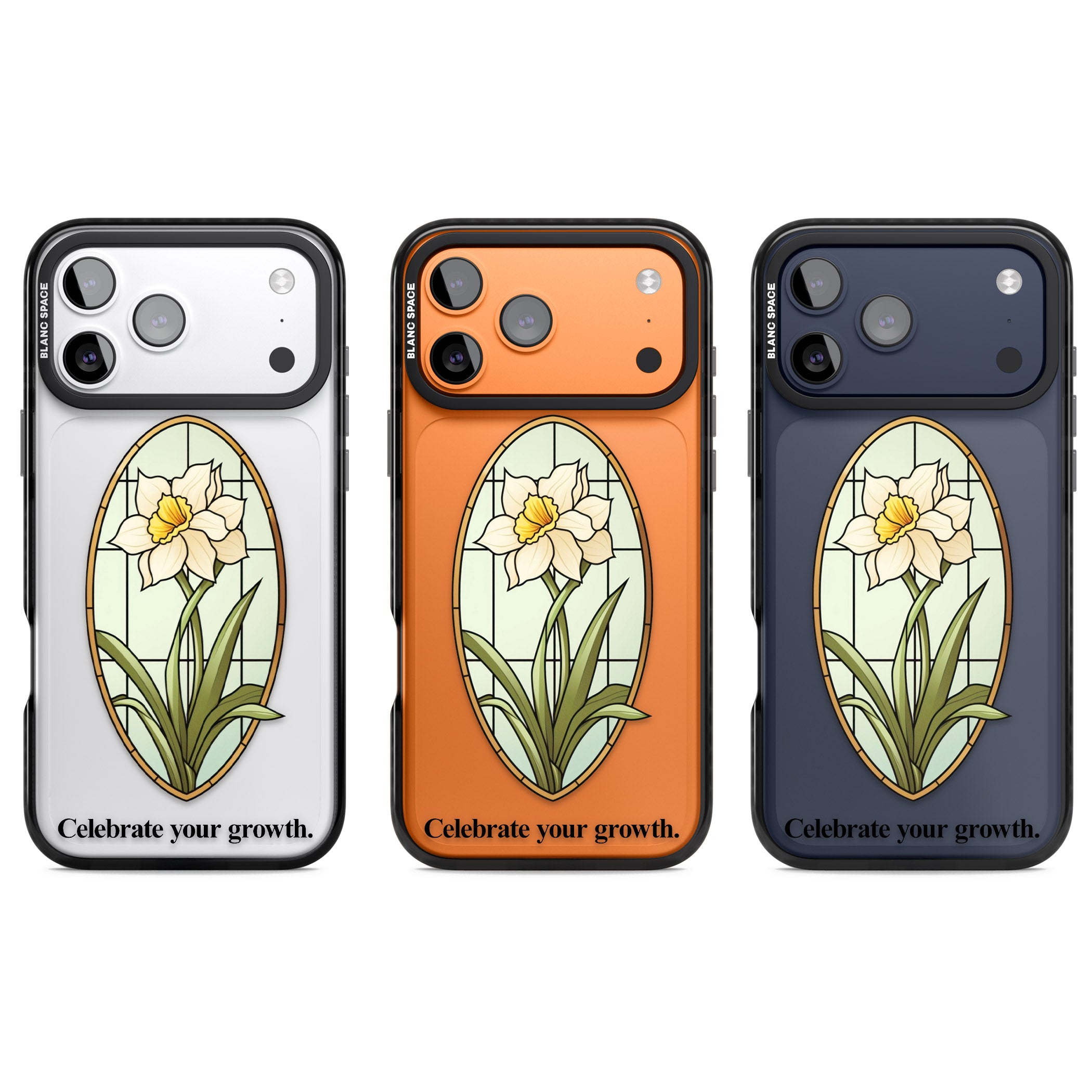 Celebrate Your Growth iPhone 17 Pro Impact Black Phone Case APT Impact Protection