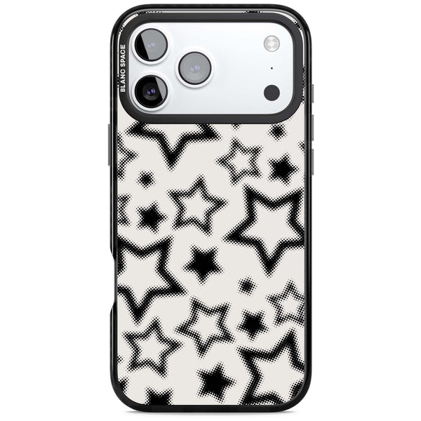 Black Halftone Stars