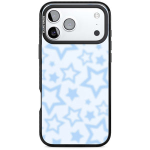 Blue Halftone Stars