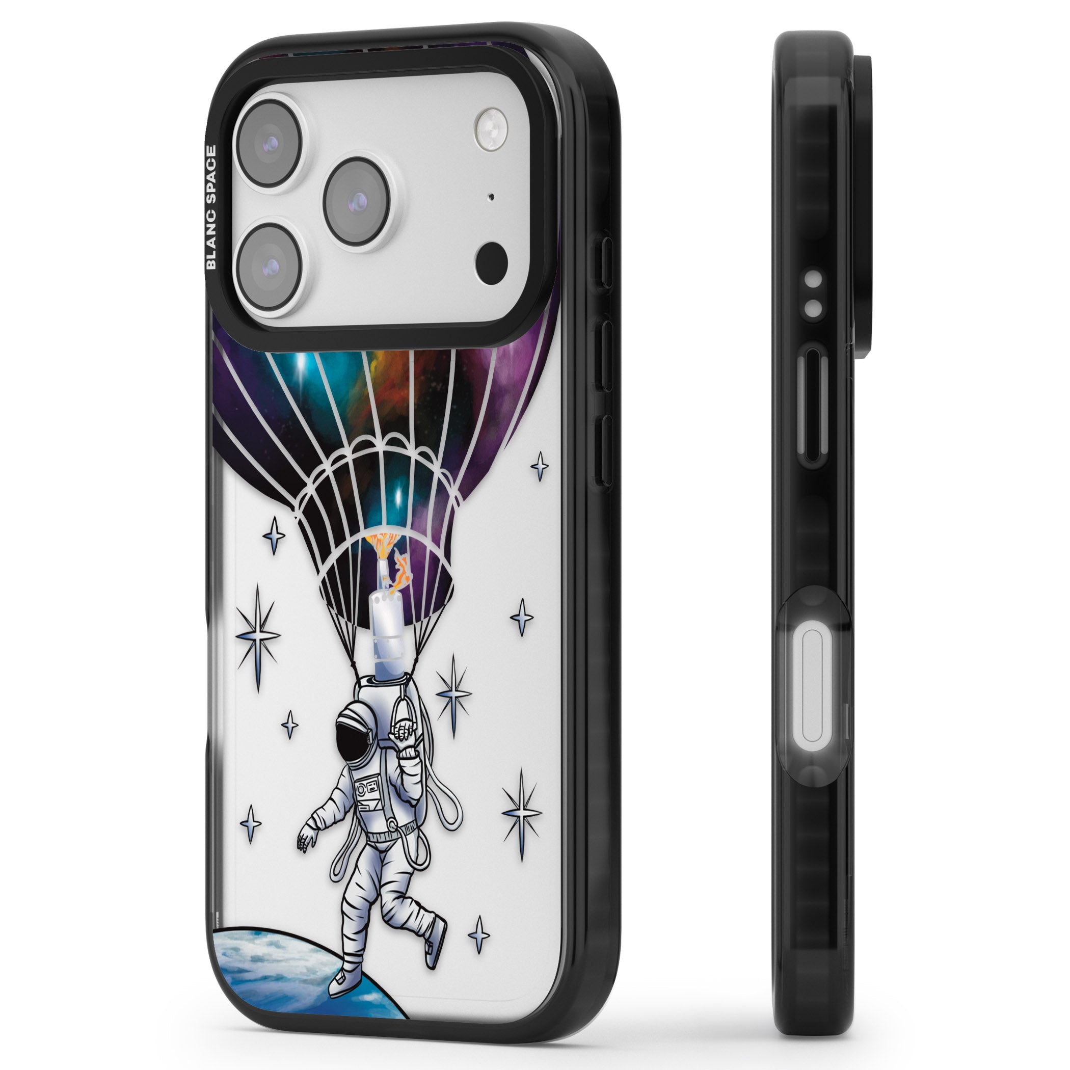 Solo Odyssey iPhone 17 Pro Impact Black Phone Case Side Profile