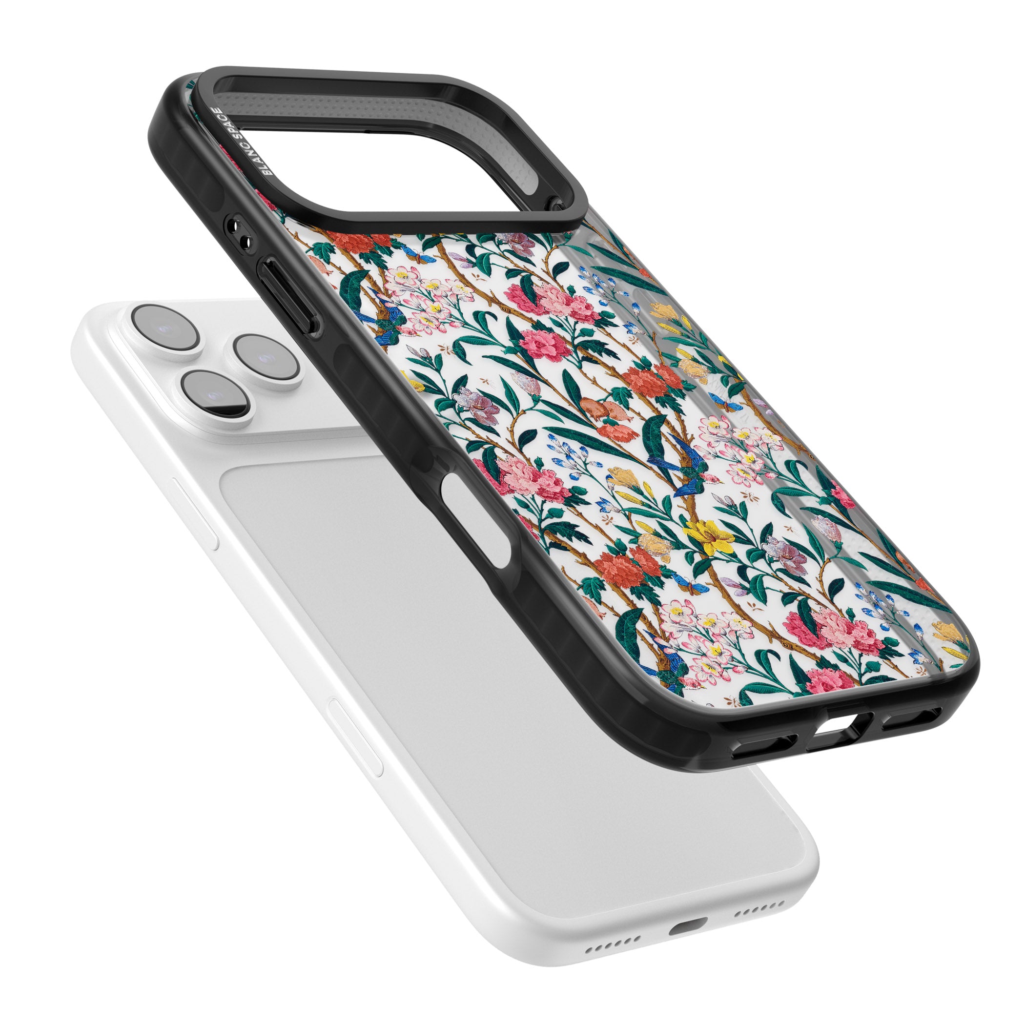 Vines & Flowers iPhone 17 Pro Impact Black Phone Case Colours