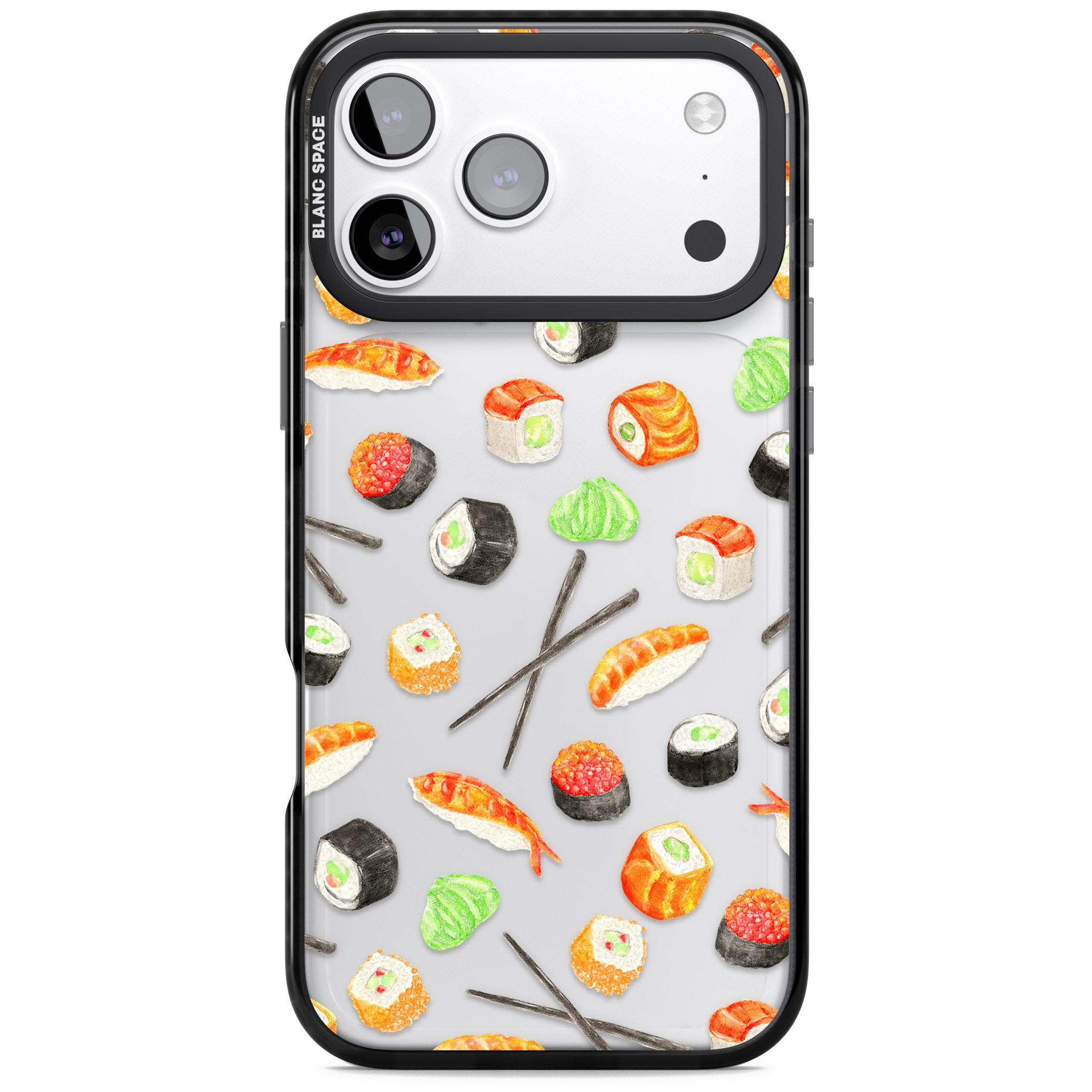 Sushi iPhone 17 Pro Max Impact Black Phone Case