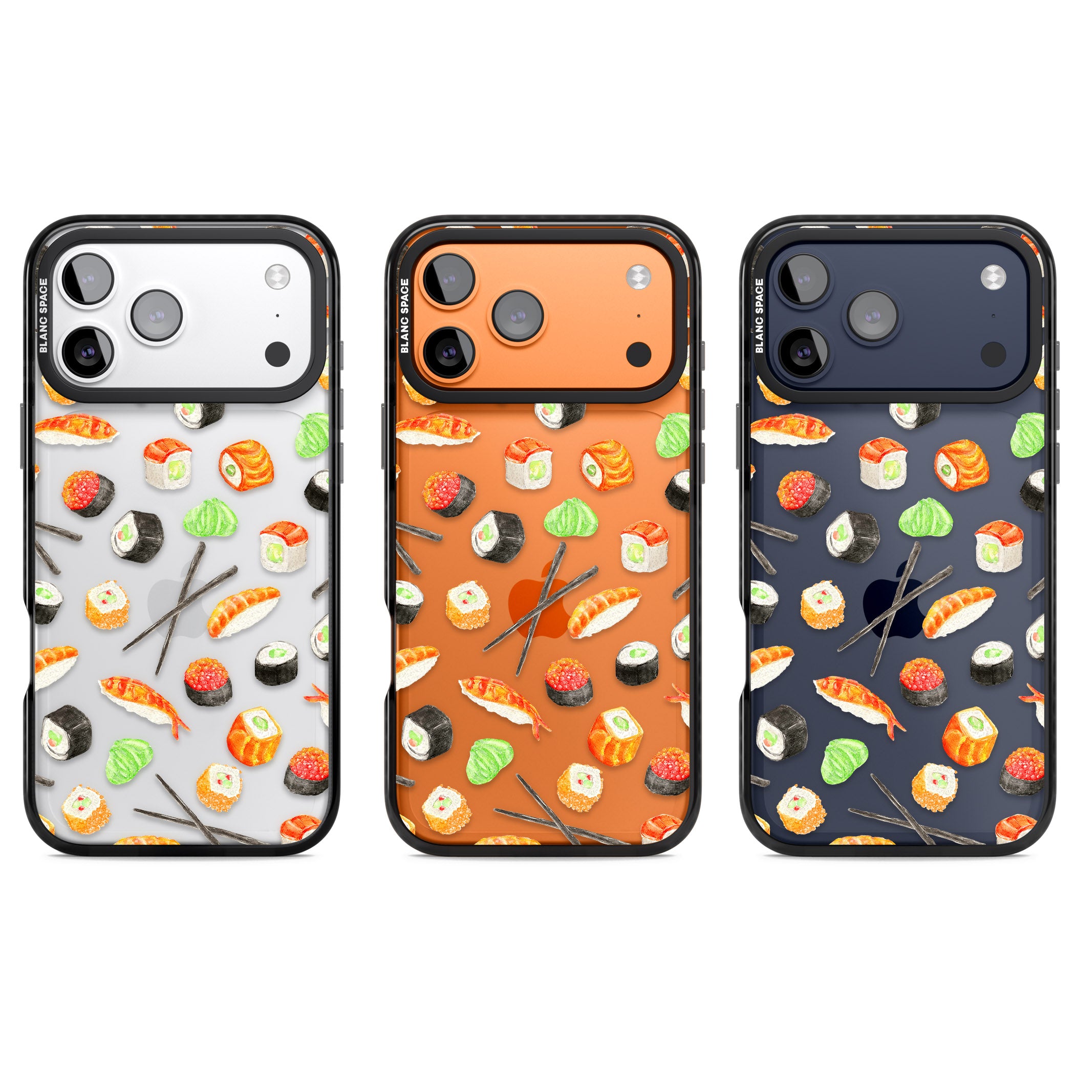 Sushi iPhone 17 Pro Impact Black Phone Case APT Impact Protection