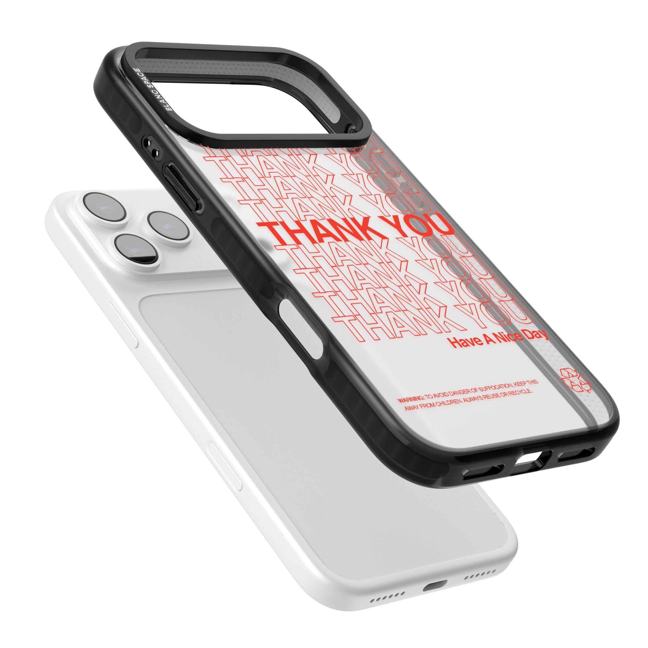 Thank You Have A Nice Day iPhone 17 Pro Impact Black Phone Case Colours