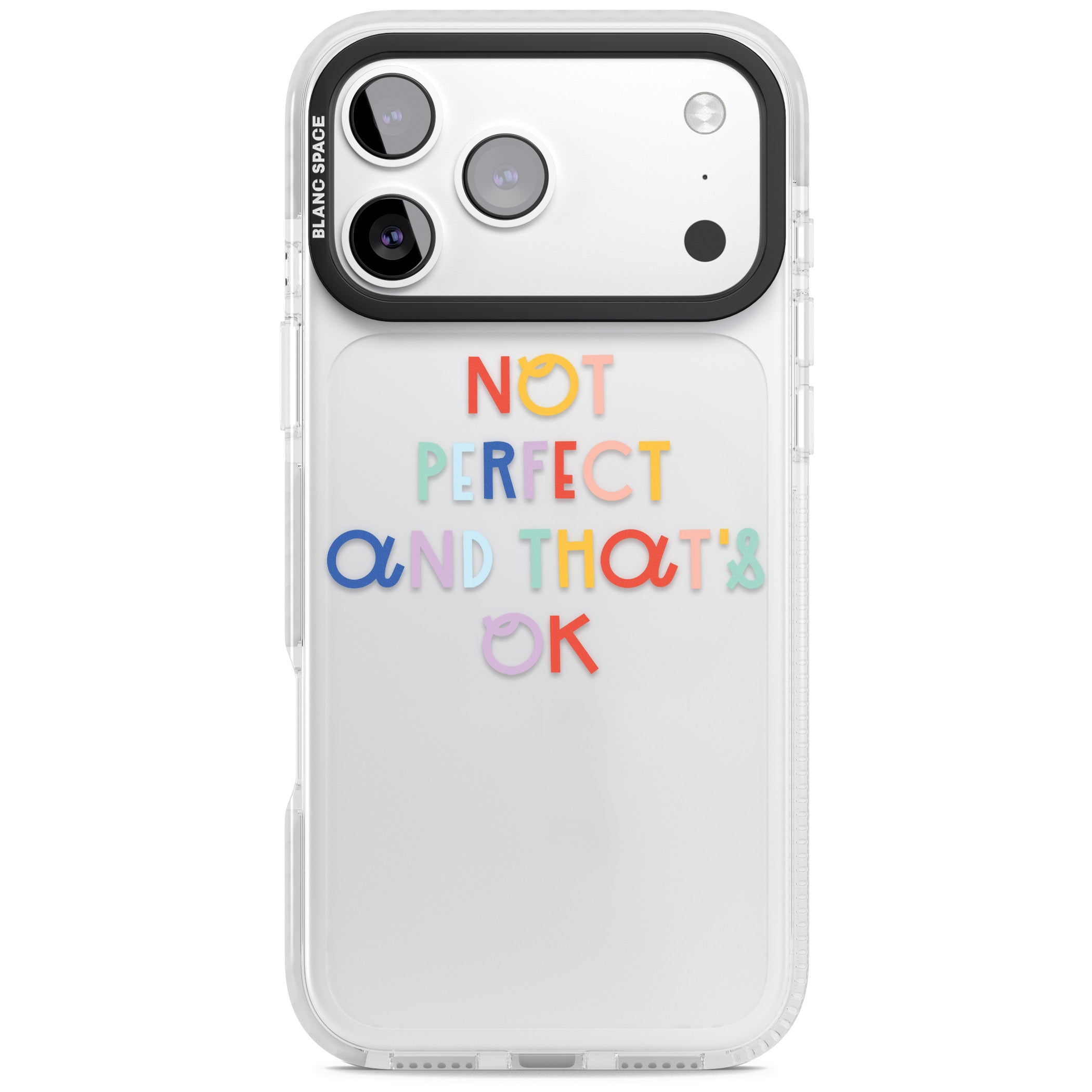Not Perfect Clear iPhone 17 Pro Impact Clear Phone Case