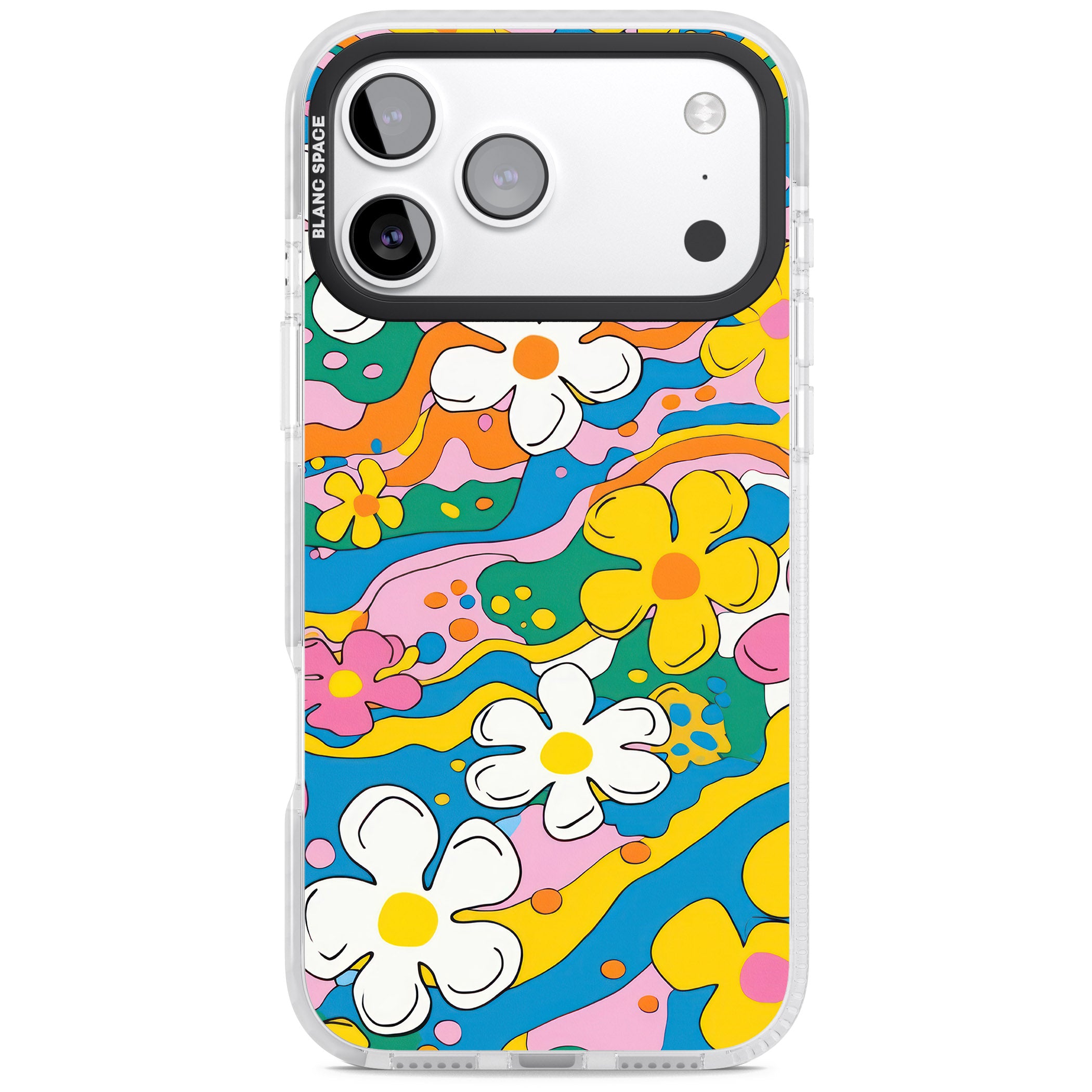 Vibrant Bloom iPhone 17 Pro Max Impact Clear Phone Case
