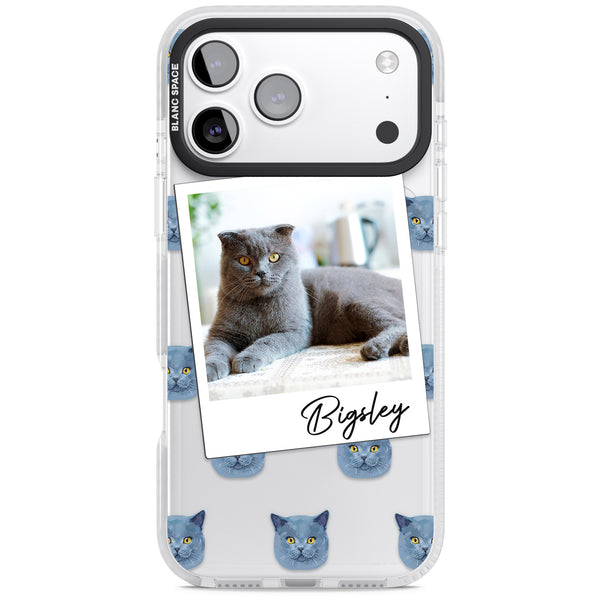 Personalised English Blue Cat Photo