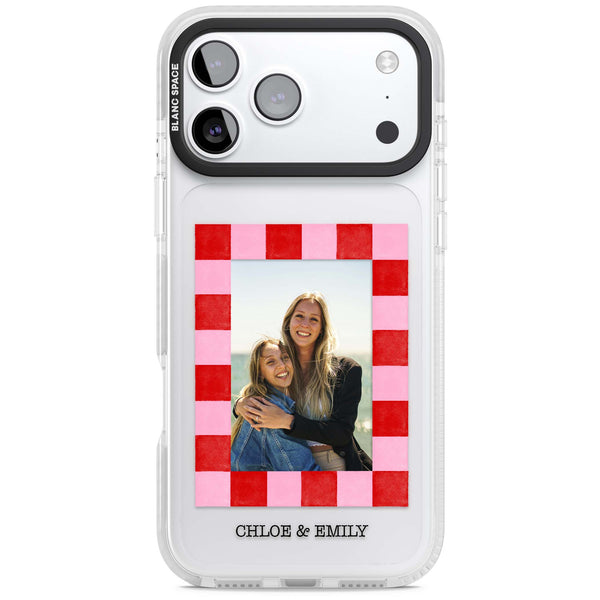 Personalised Bubblegum Check Photo