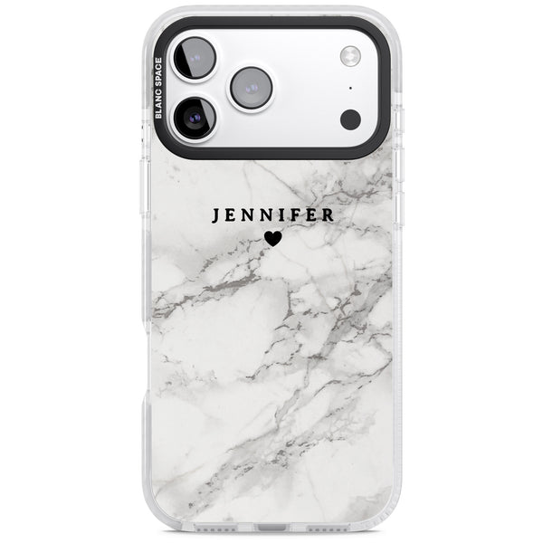 Personalised Classic Grey Marble