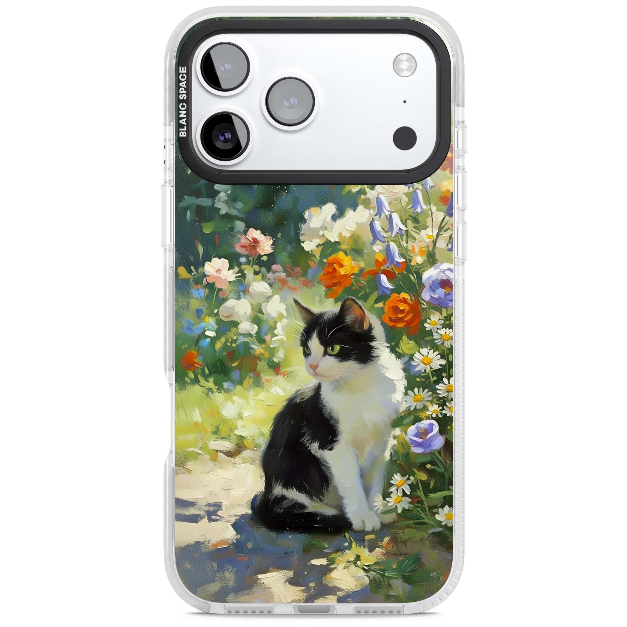 Cat In The Meadow for her iPhone case | Black Impact case for iPhone 17 Pro, iPhone 17 Pro Max