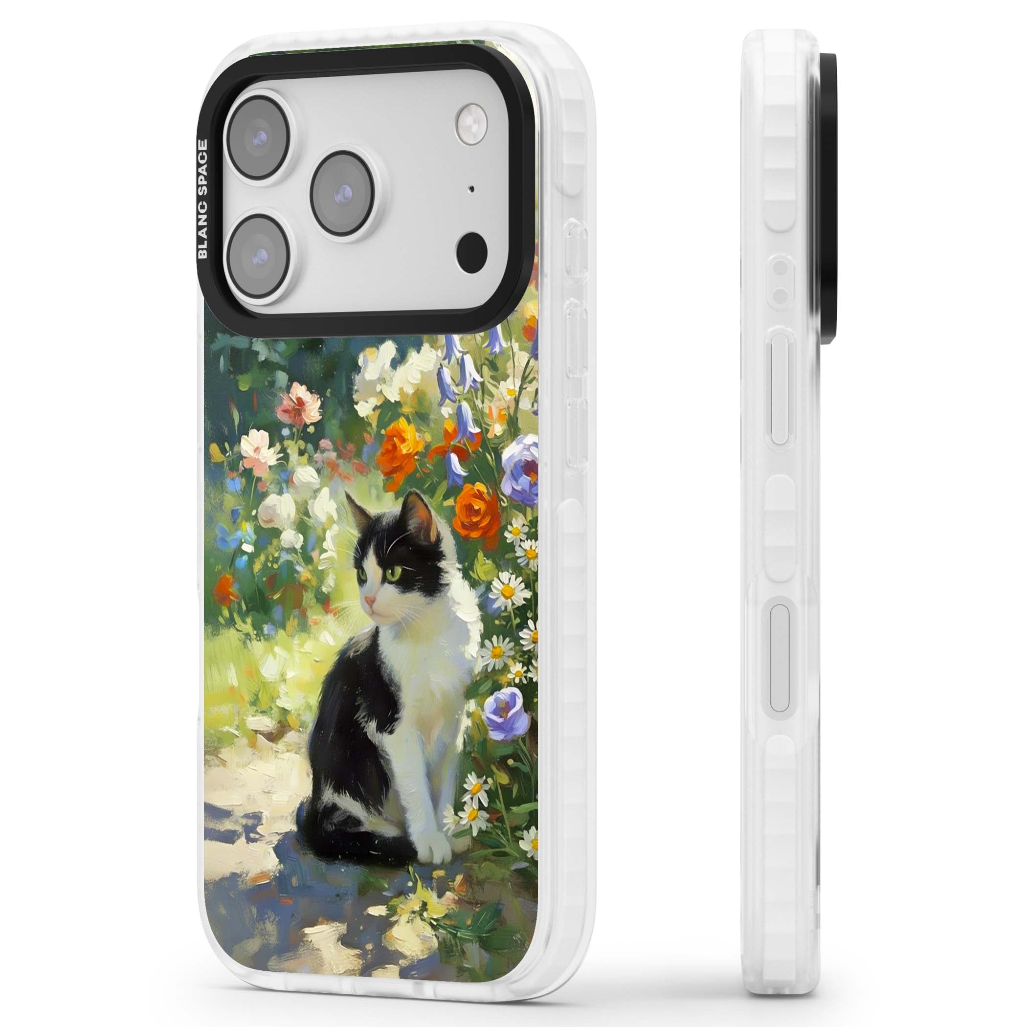 Cat In The Meadow for her iPhone case | Black Impact case for iPhone 17 Pro, iPhone 17 Pro Max