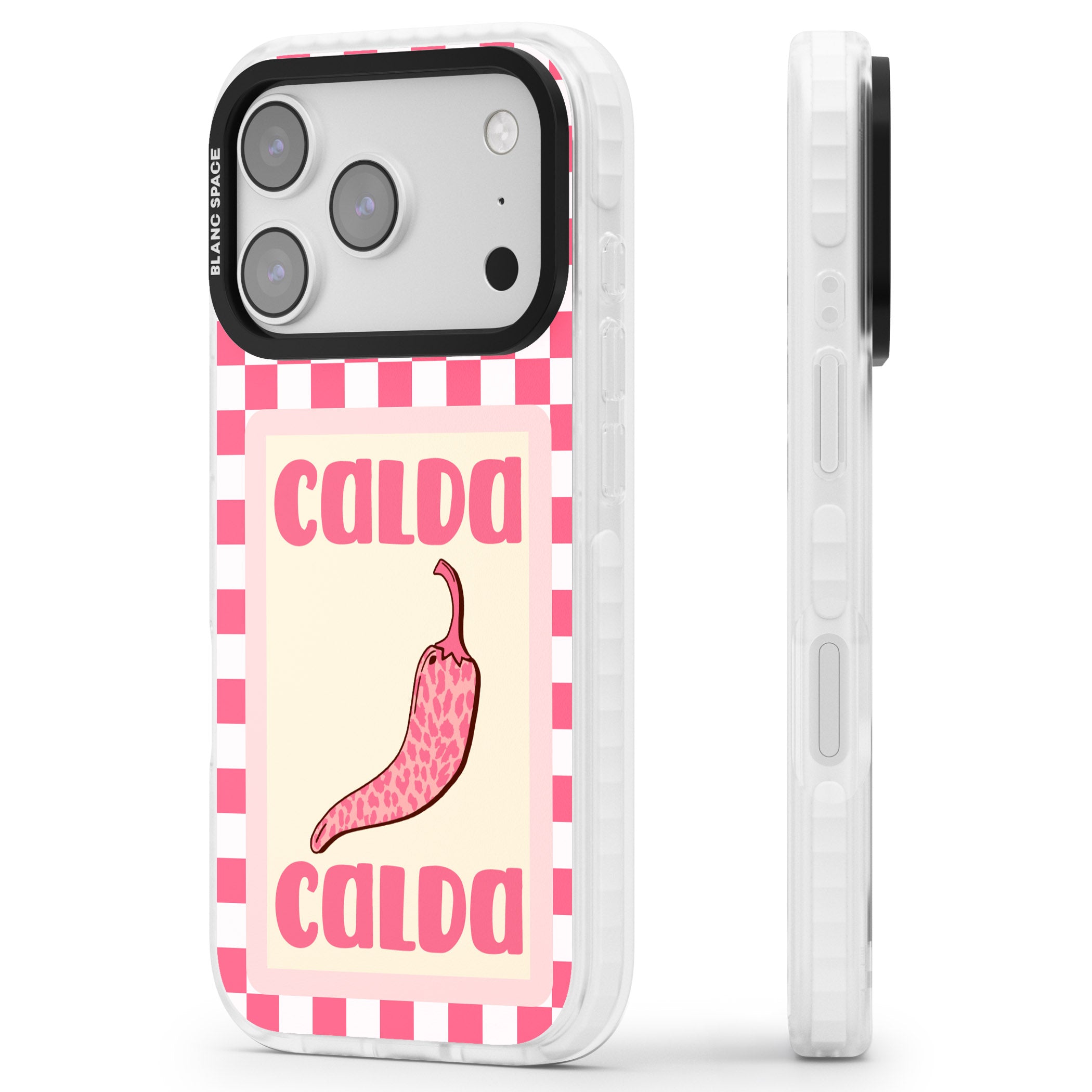 Calda iPhone 17 Pro Max Impact Clear Phone Case Side Profile