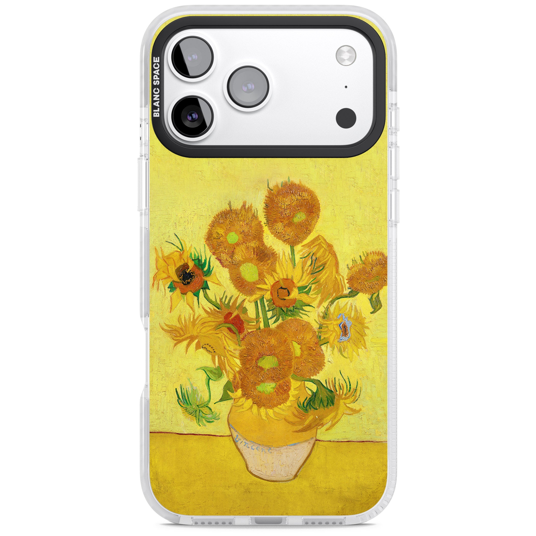 Sunflowers iPhone 17 Pro Impact Clear Phone Case