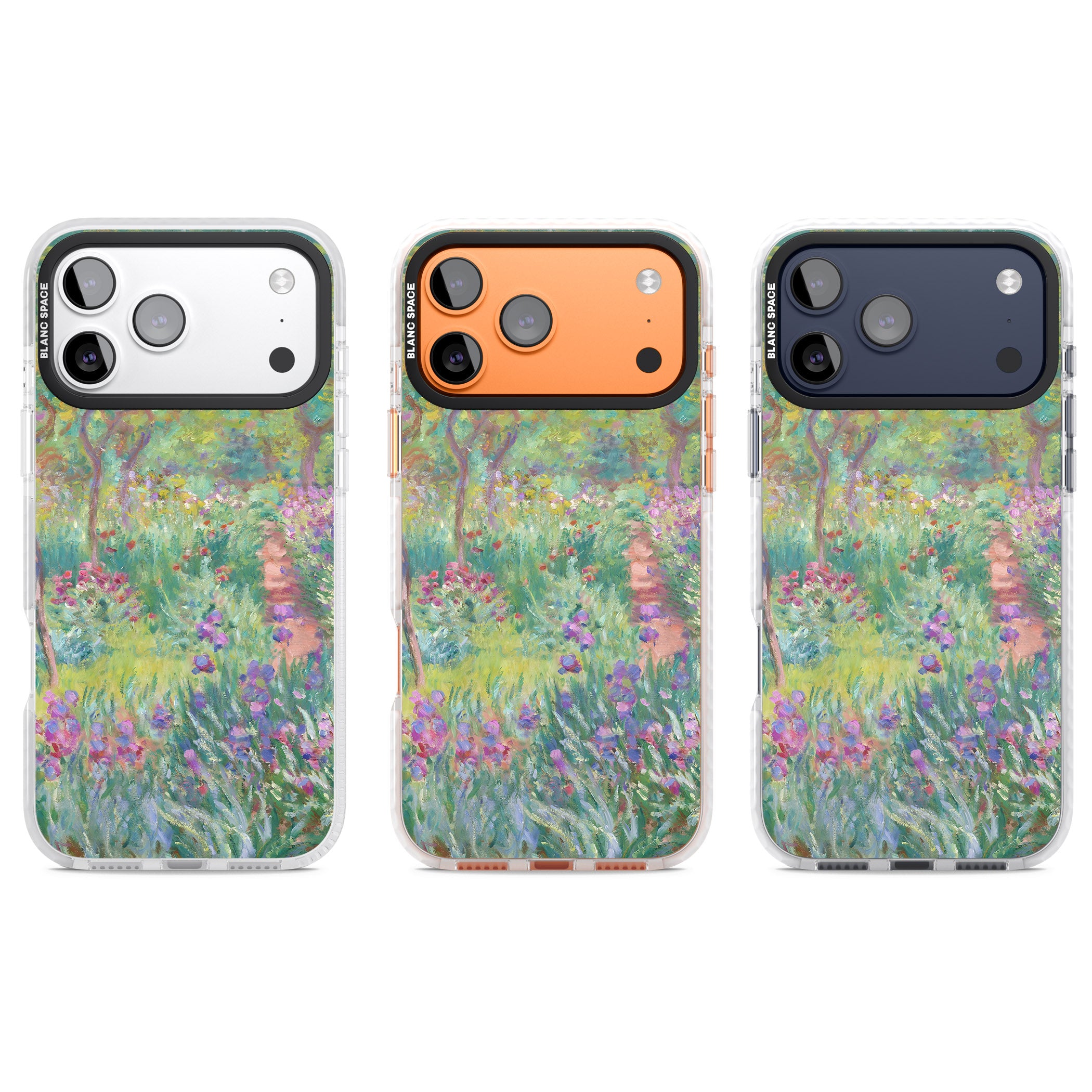 Garden in Giverny iPhone 17 Pro Impact Clear Phone Case APT Impact Protection