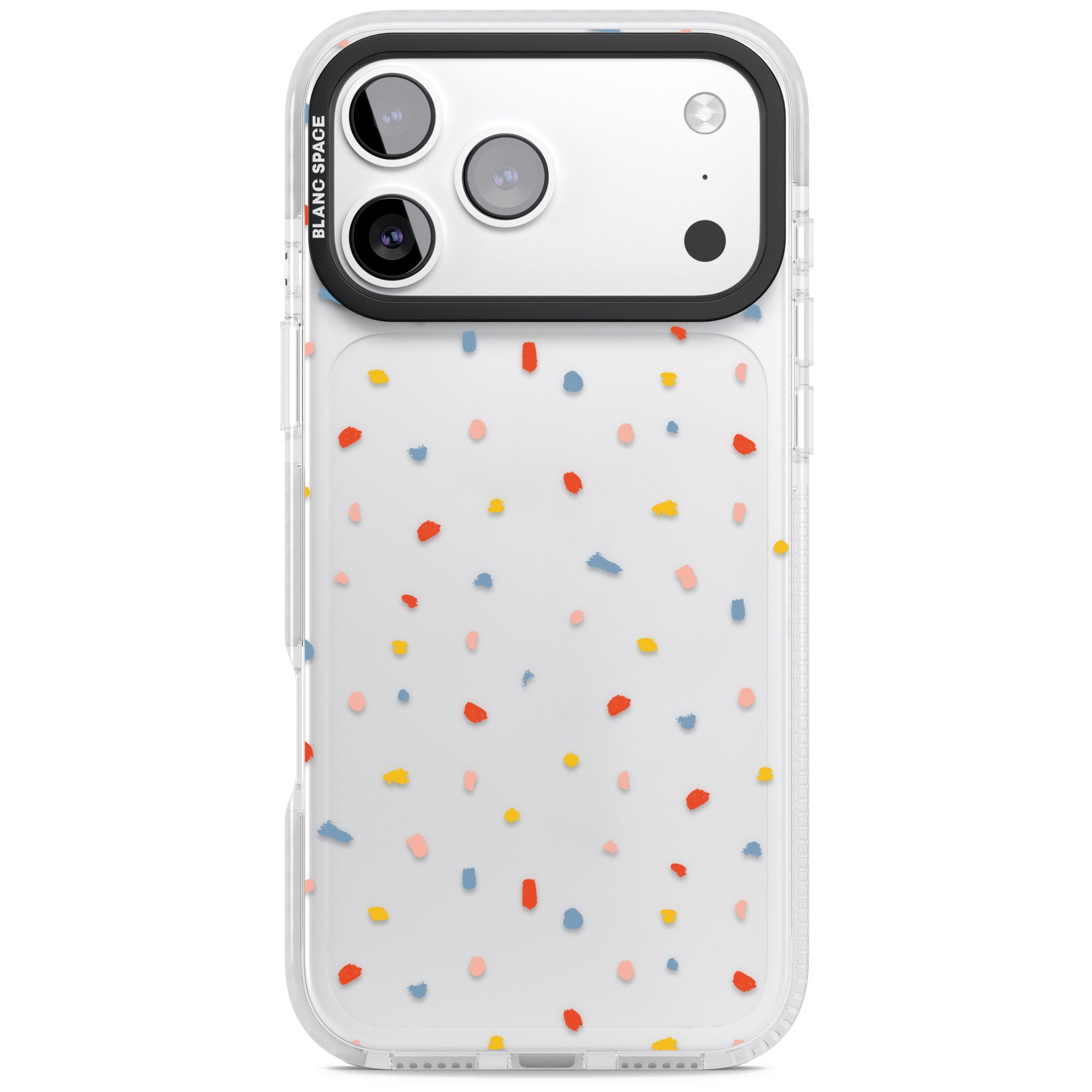 Small Confetti iPhone 17 Pro Impact Clear Phone Case