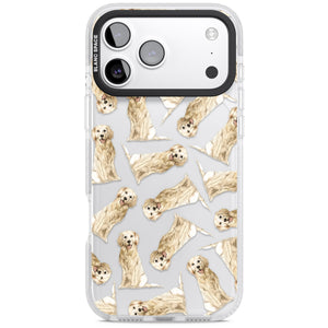 Golden Retriever Watercolor Pattern