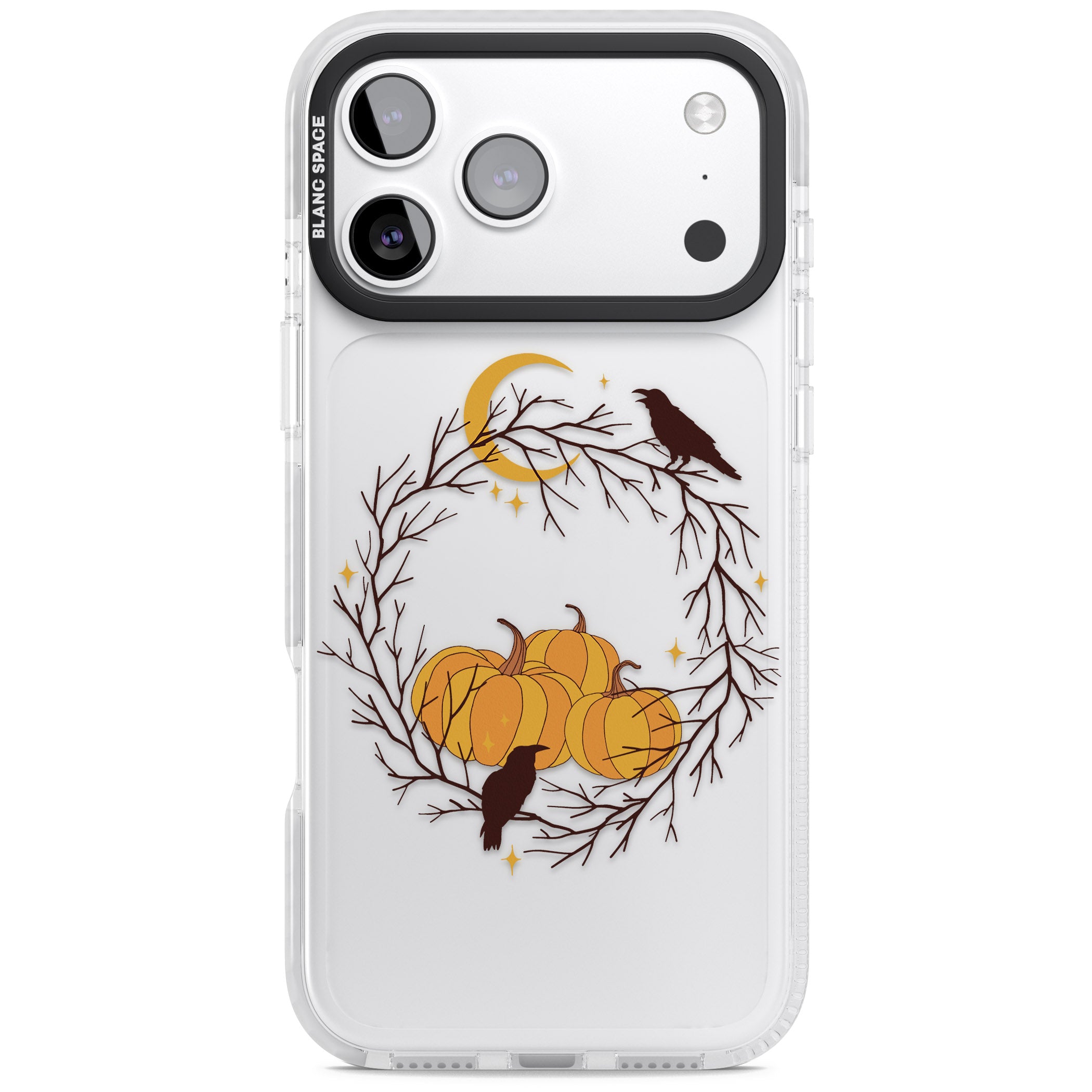Pumpkin Patch iPhone 17 Pro Max Impact Clear Phone Case