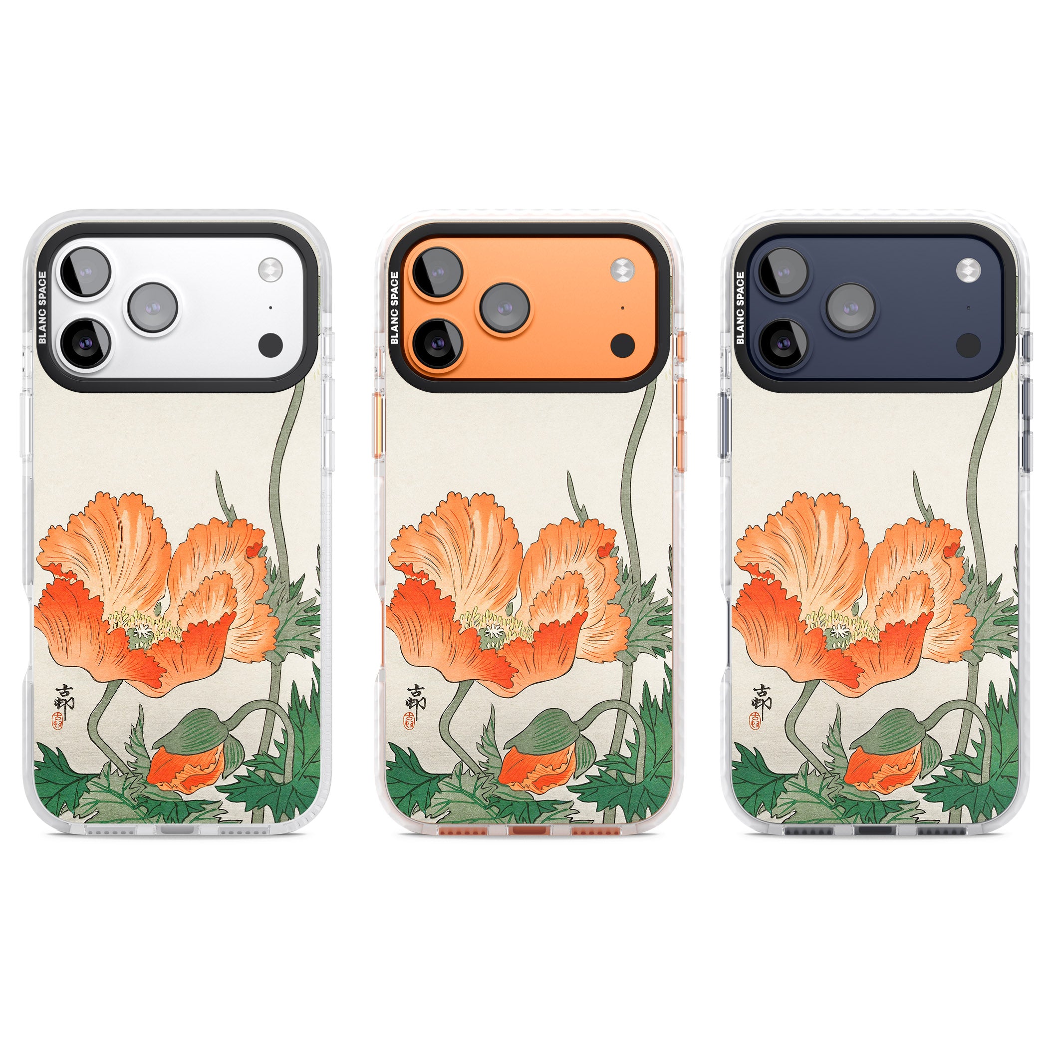 Birds And Plants By Ohara Koson iPhone 17 Pro Impact Clear Phone Case APT Impact Protection