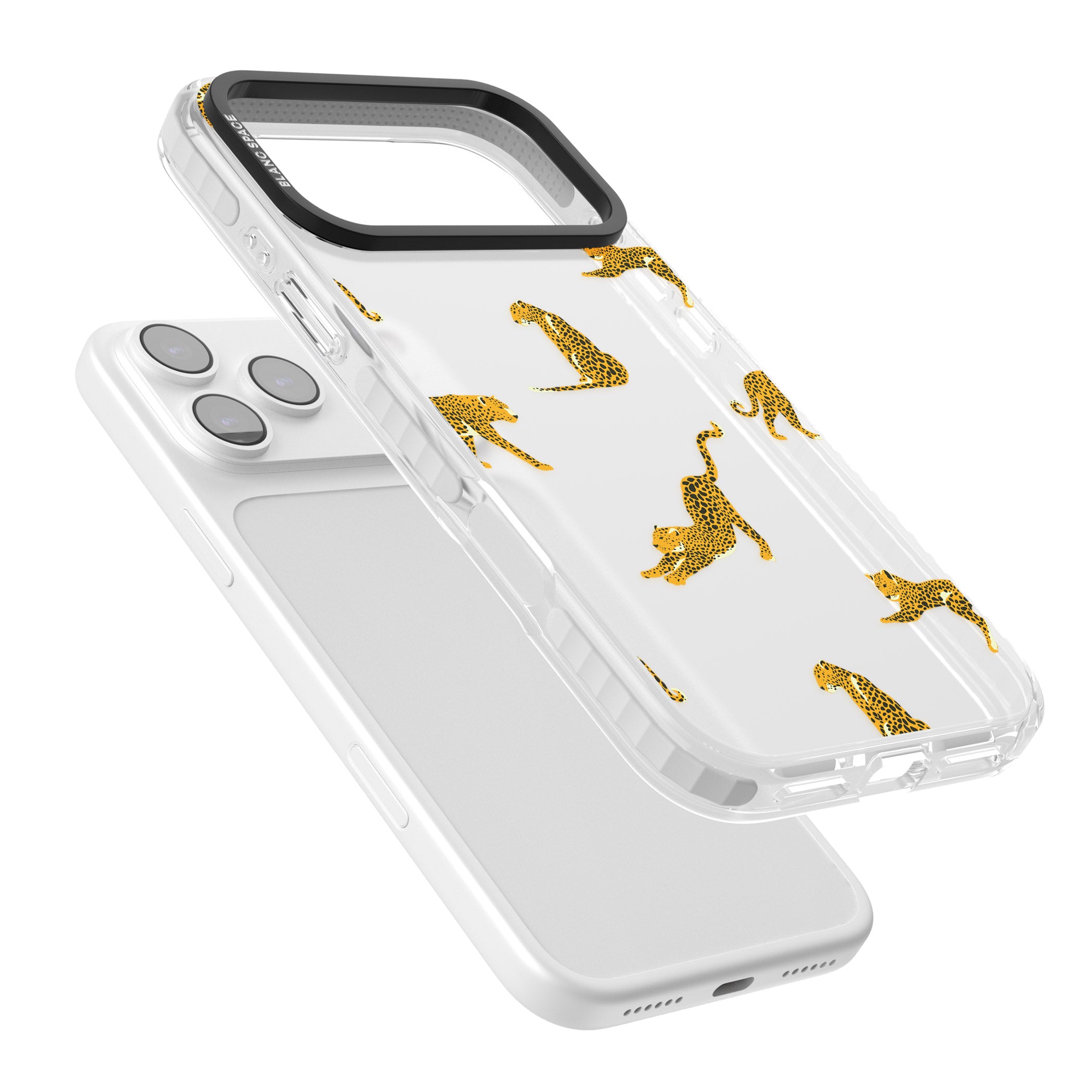 Leopard Spots iPhone 17 Pro Impact Clear Phone Case Colours
