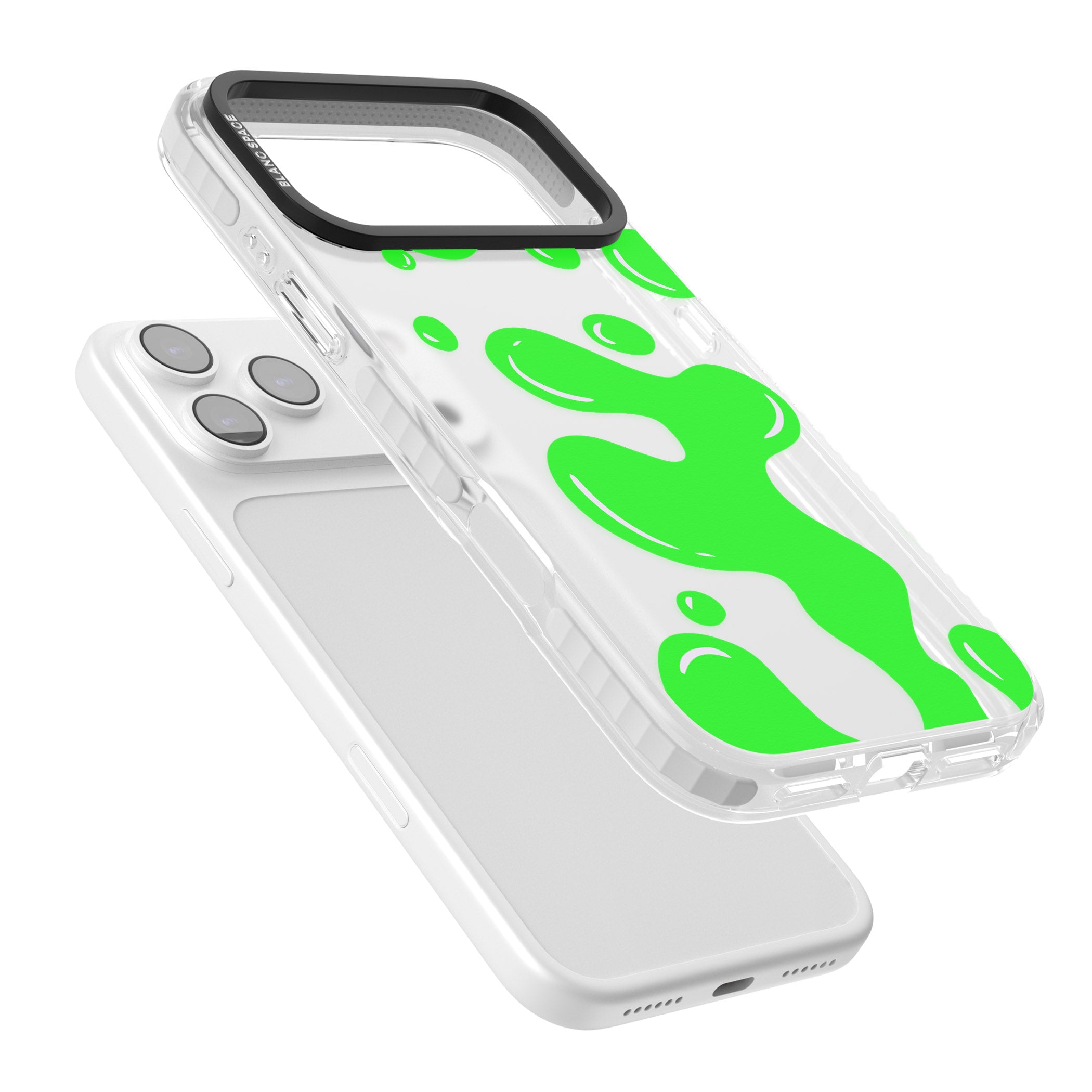 Green Lava Lamp iPhone 17 Pro Max Impact Clear Phone Case Colours
