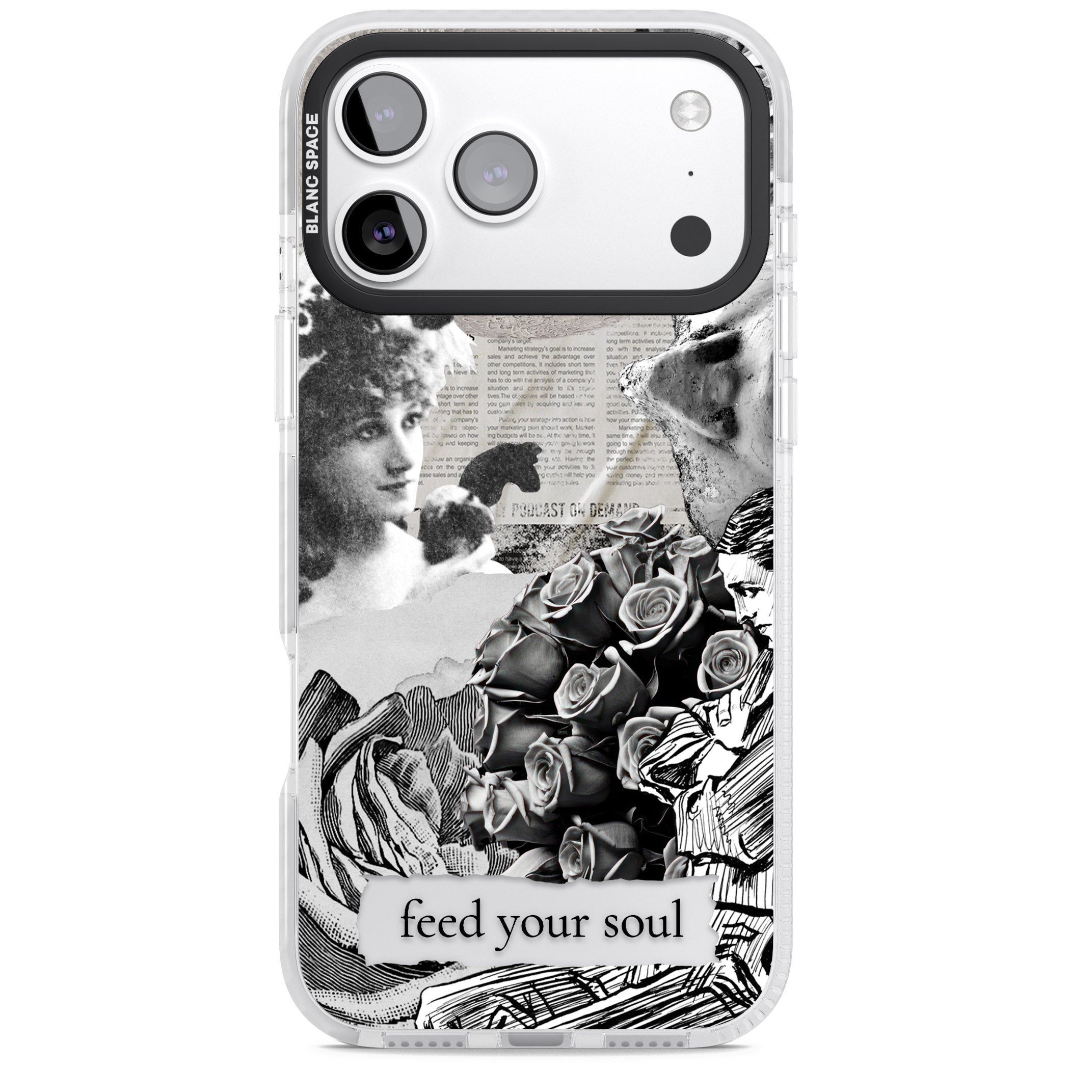 Feed Your Soul iPhone 17 Pro Max Impact Pro Clear Phone Case