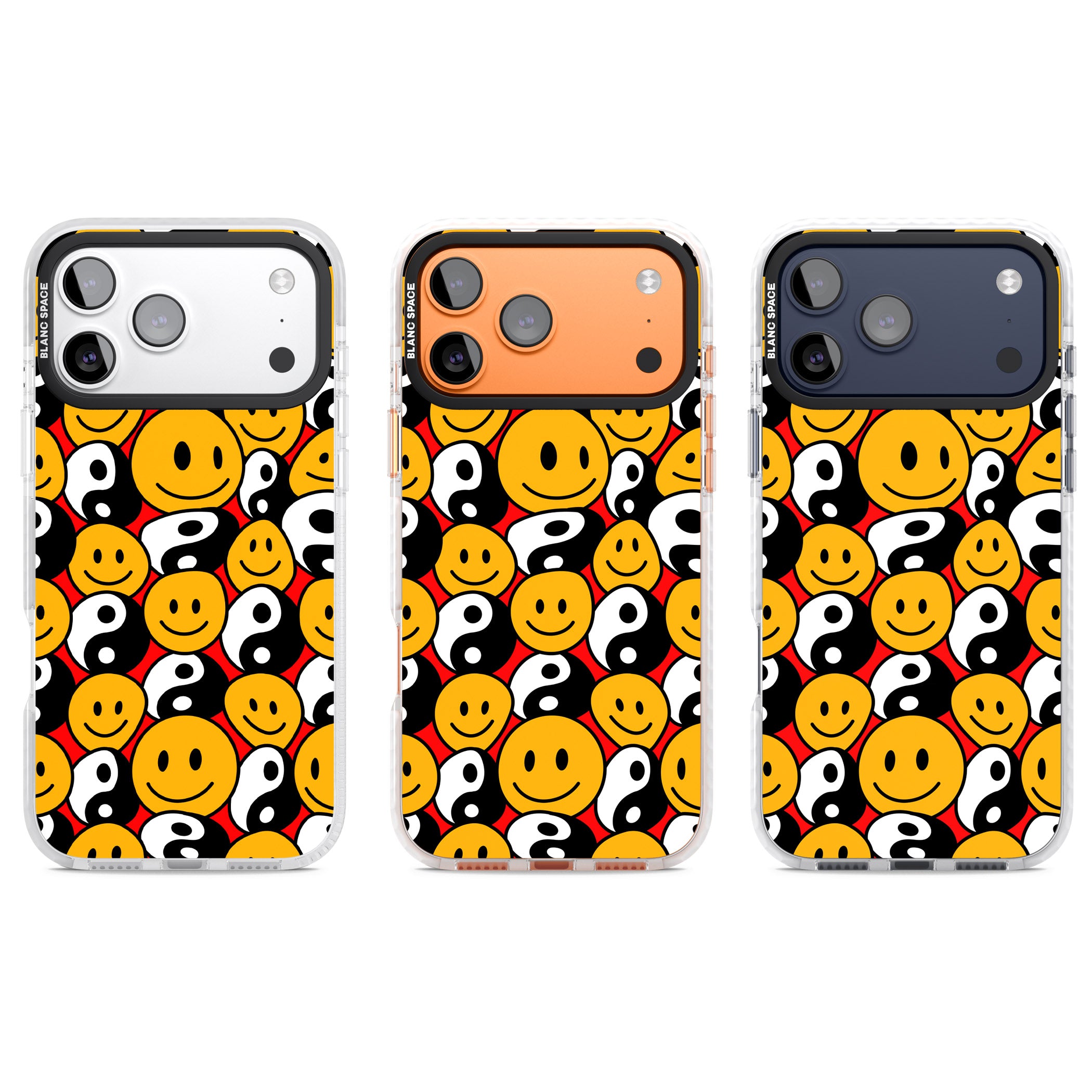 Yin Yang & Faces iPhone 17 Pro Impact Pro Clear Phone Case APT Impact Protection