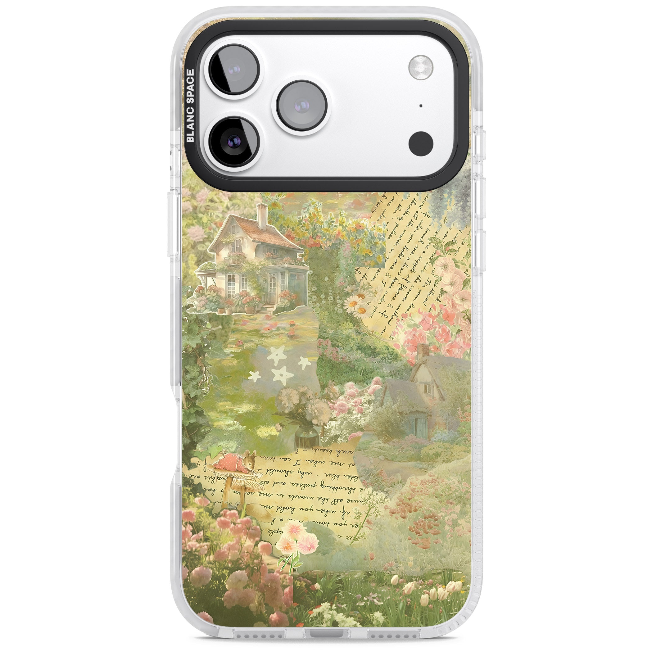 Soft Spring Collage iPhone 17 Pro Impact Pro Clear Phone Case