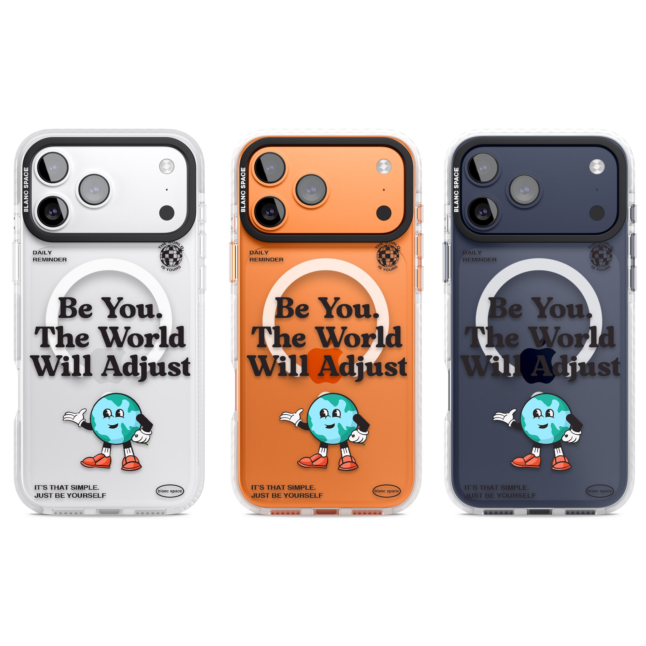 Be You The World Will Adjust iPhone 17 Pro Impact Pro Clear Phone Case APT Impact Protection