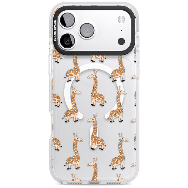 Cute Giraffe Pattern Clear