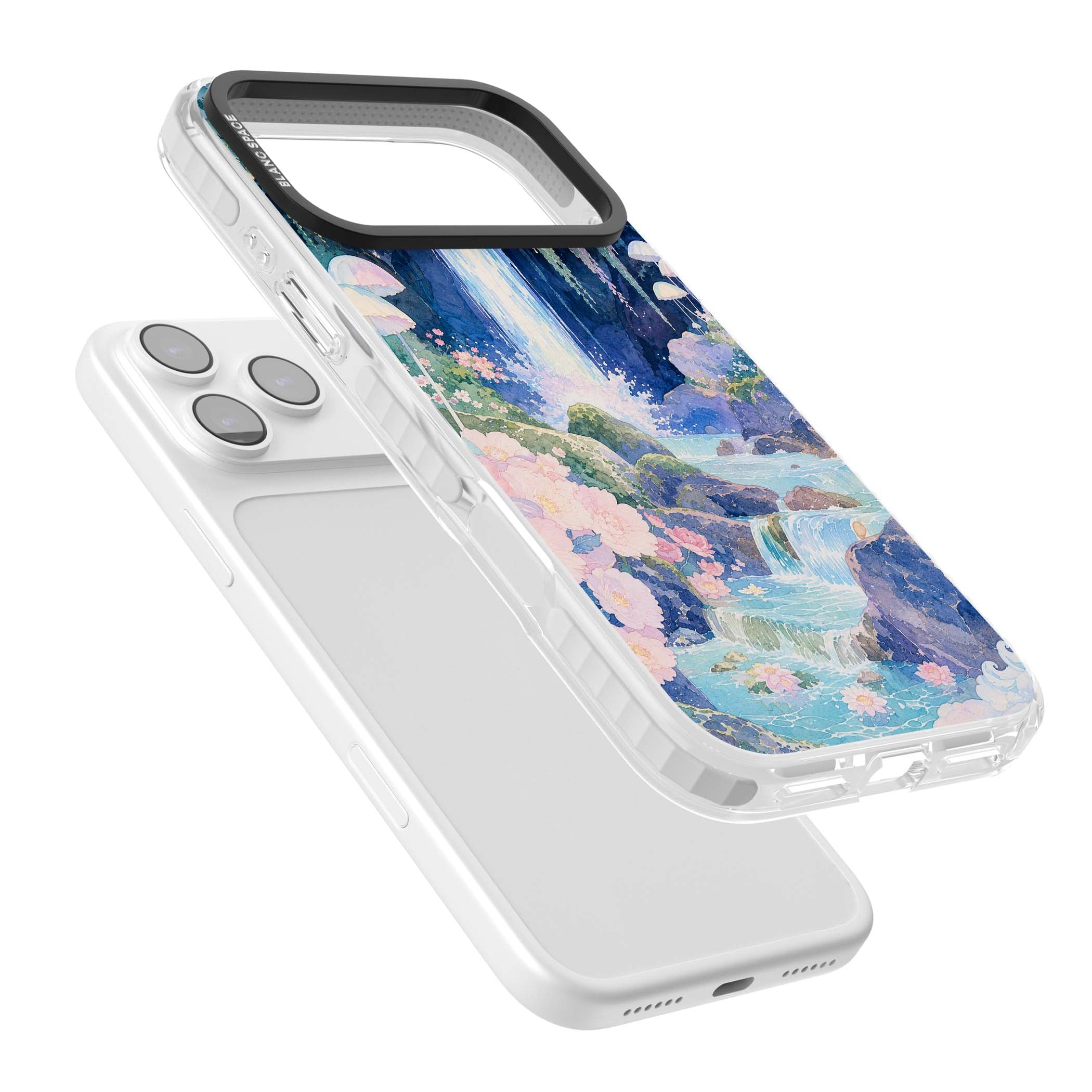 Mystic Waterfall art iPhone case | Impact Magsafe case for iPhone 17 Pro, iPhone 17 Pro Max