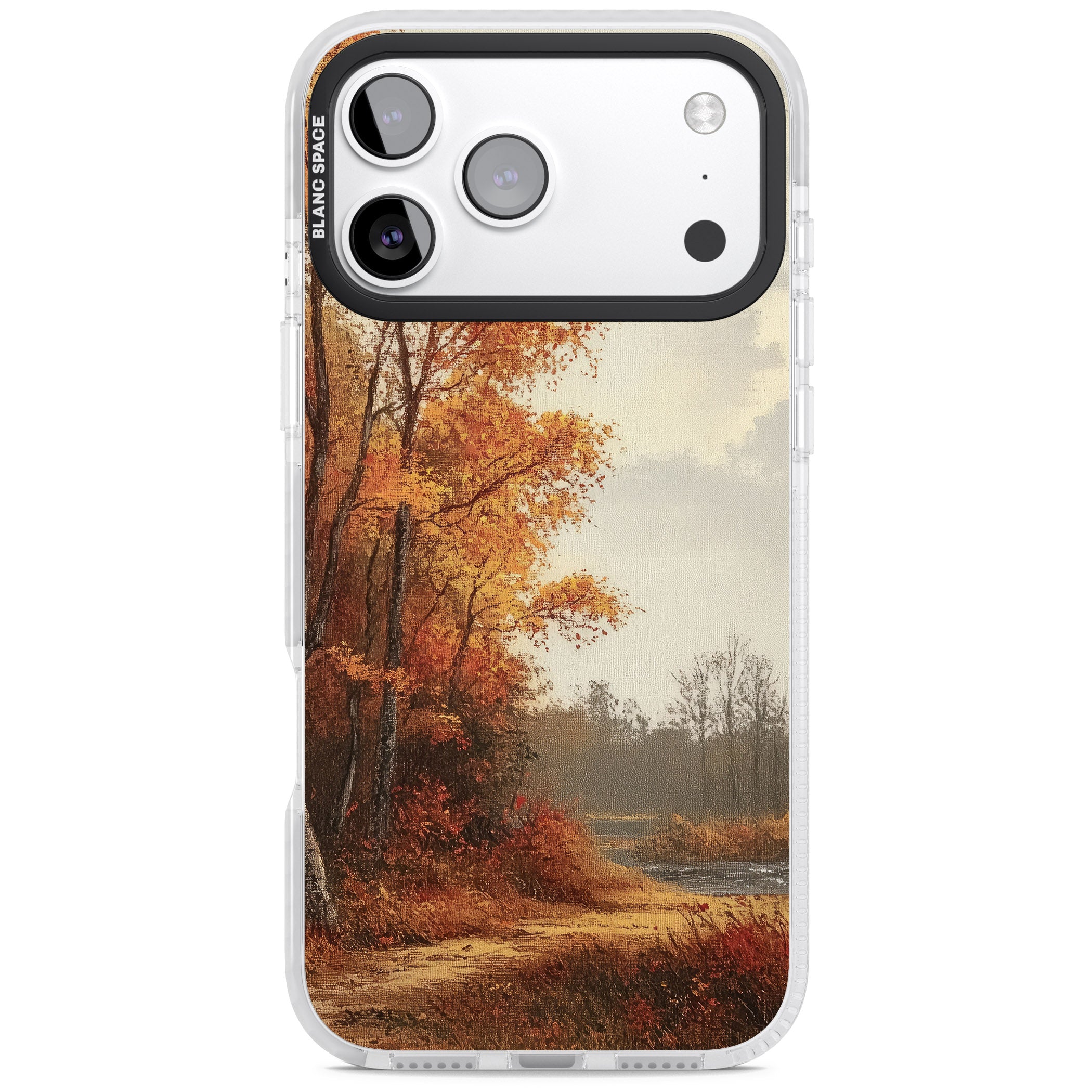 Vintage Autumn Oil Painting iPhone 17 Pro Impact Pro Clear Phone Case