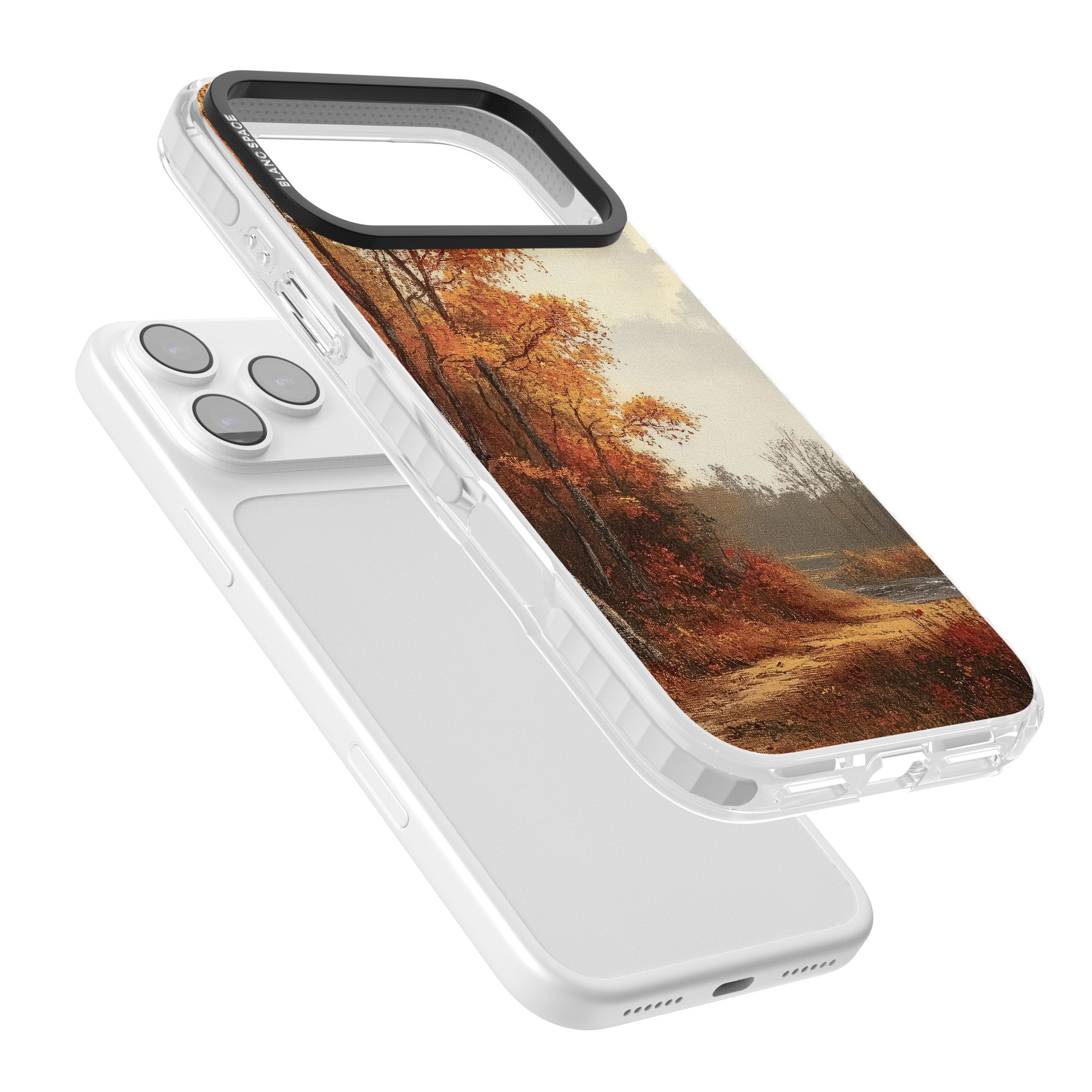 Vintage Autumn Oil Painting iPhone 17 Pro Impact Pro Clear Phone Case Colours