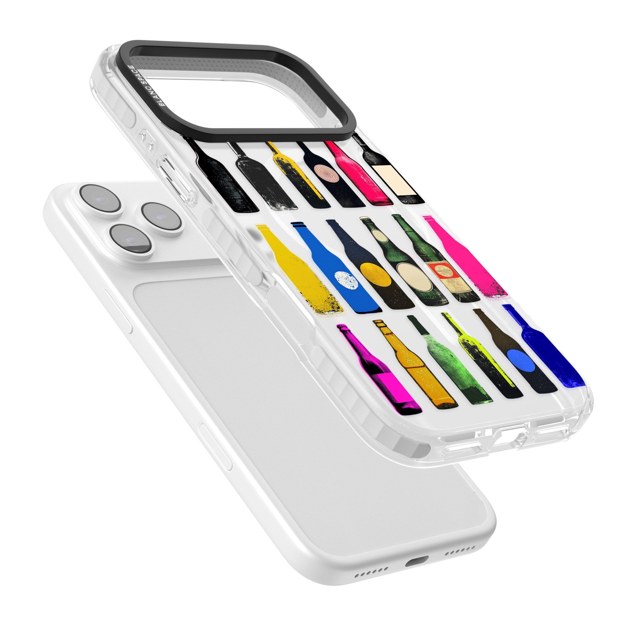 Glass Bottles iPhone 17 Pro Impact Pro Clear Phone Case Colours