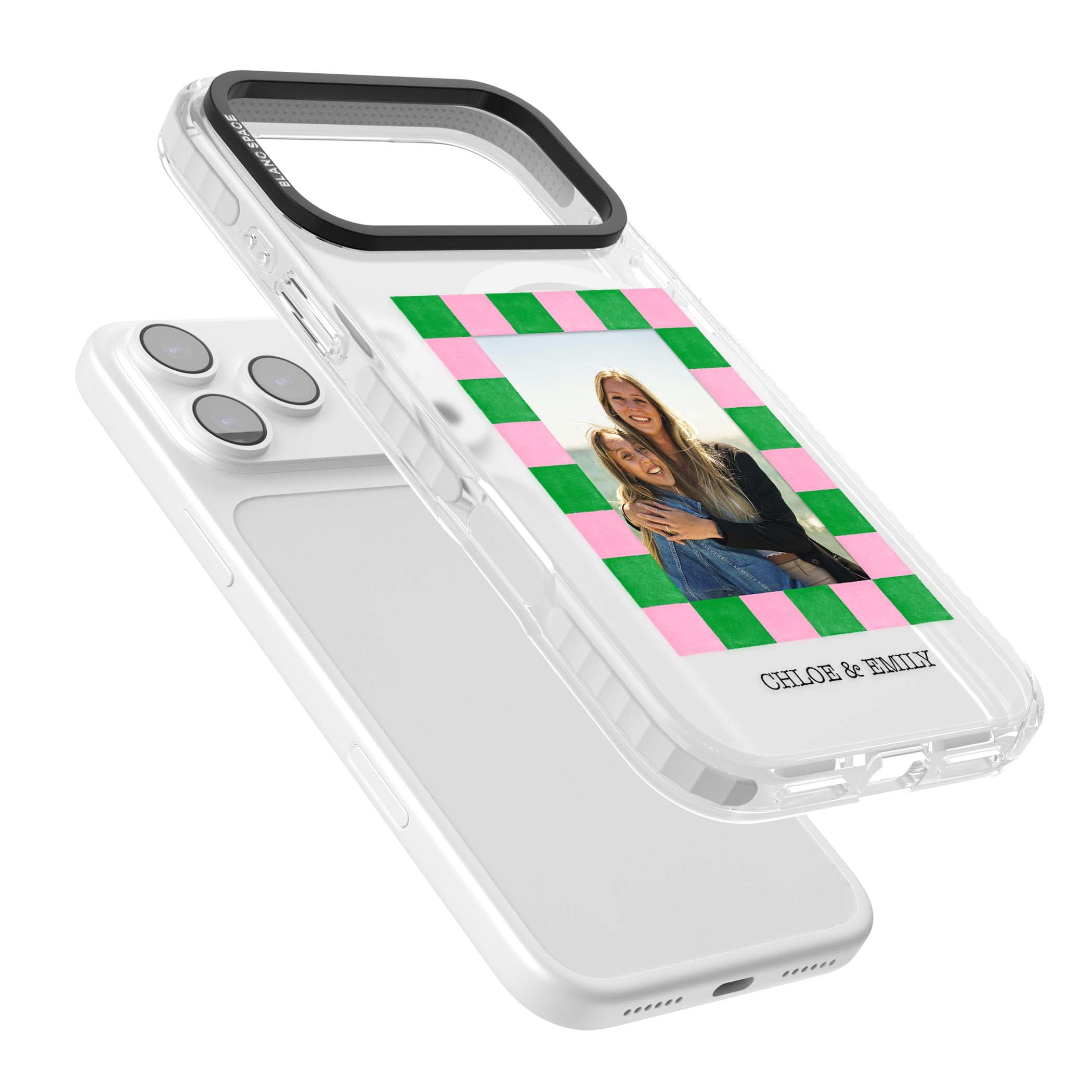 Riviera Check Photo cute iPhone case | Impact Magsafe case for iPhone 17 Pro, iPhone 17 Pro Max
