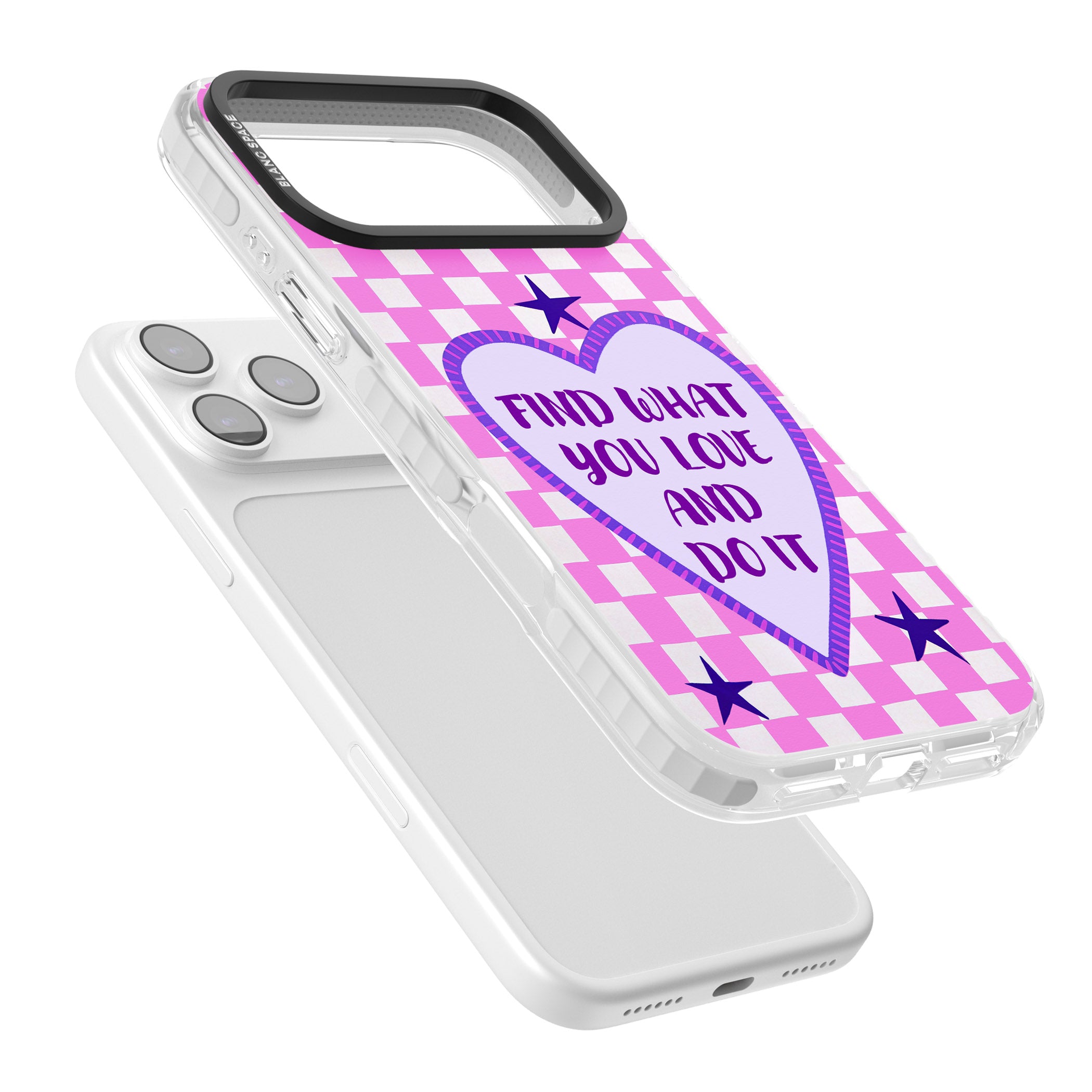 Find What You Love iPhone 17 Pro Impact Pro Clear Phone Case Colours